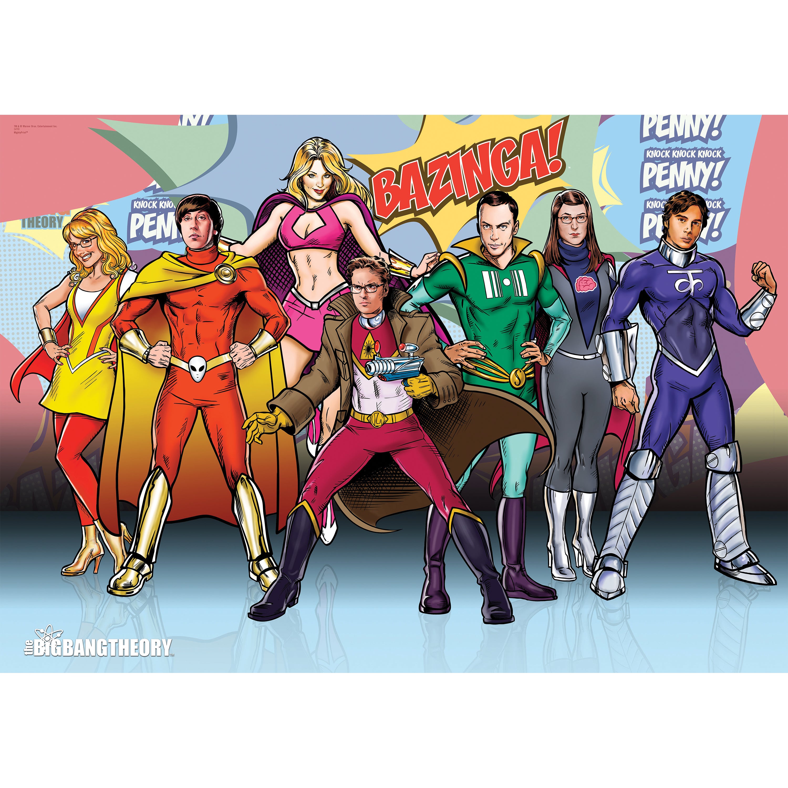 The Big Bang Theory (Superpowers) MightyPrint™ Wall Art MP24170117