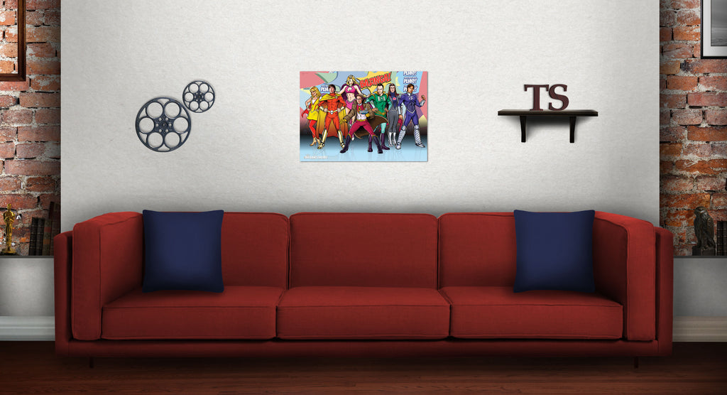 The Big Bang Theory (Superpowers) MightyPrint™ Wall Art MP24170117