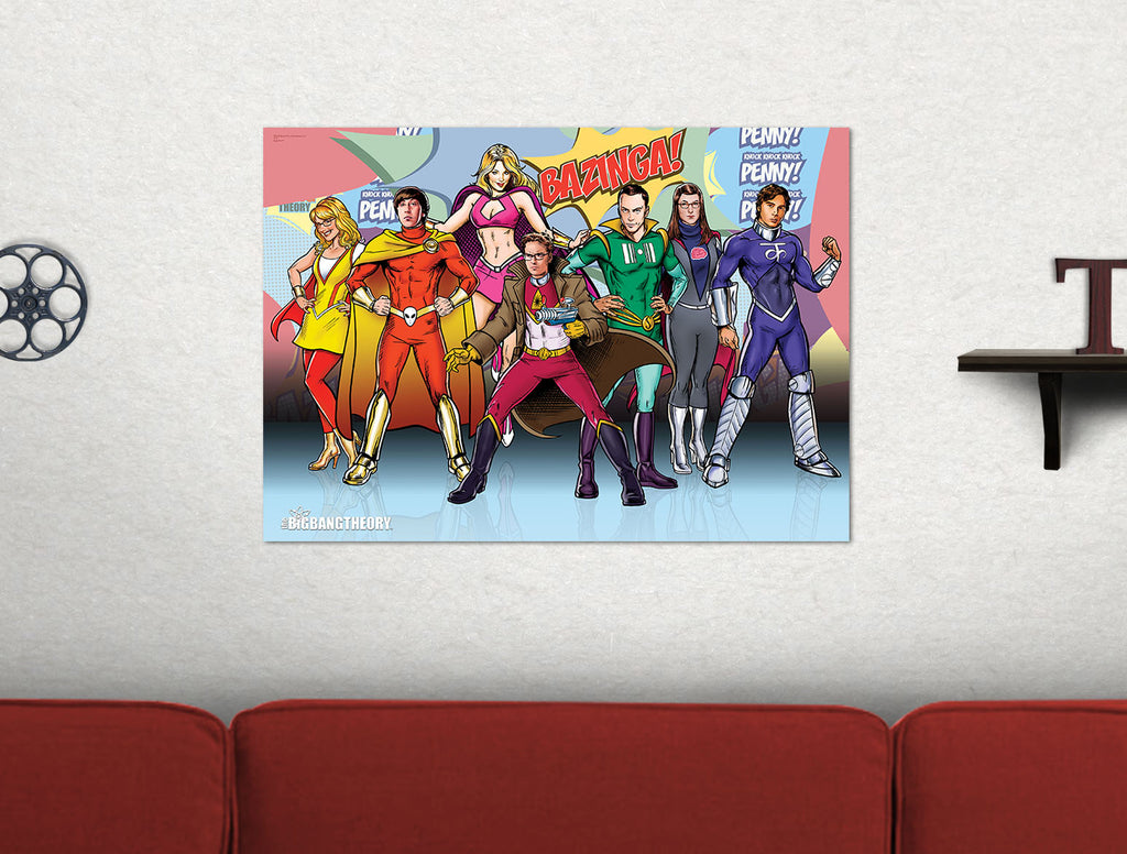 The Big Bang Theory (Superpowers) MightyPrint™ Wall Art MP24170117