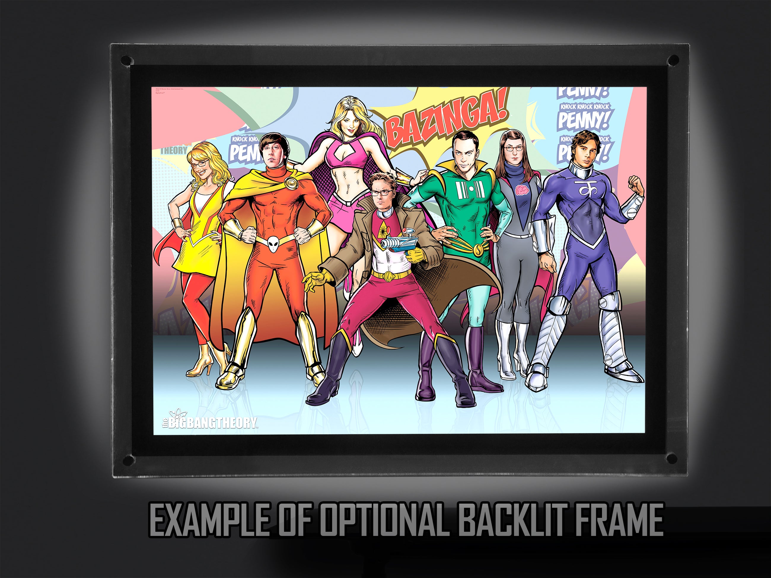 The Big Bang Theory (Superpowers) MightyPrint™ Wall Art MP24170117