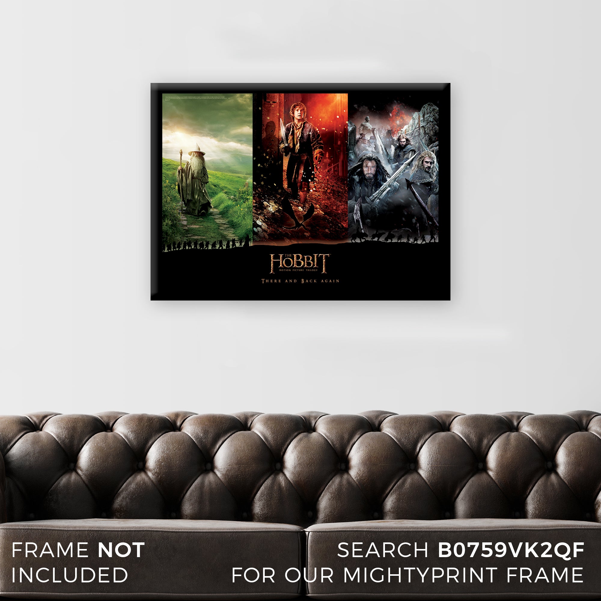 The Hobbit Trilogy (There and Back Again) MightyPrintTM Wall Art MP24170121