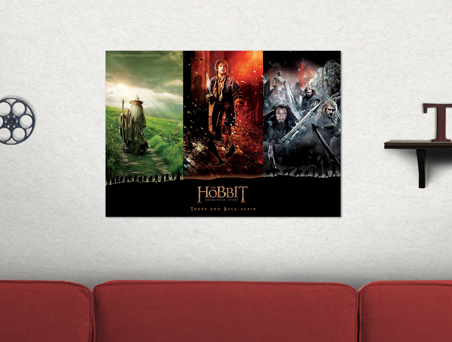 The Hobbit Trilogy (There and Back Again) MightyPrintTM Wall Art MP24170121