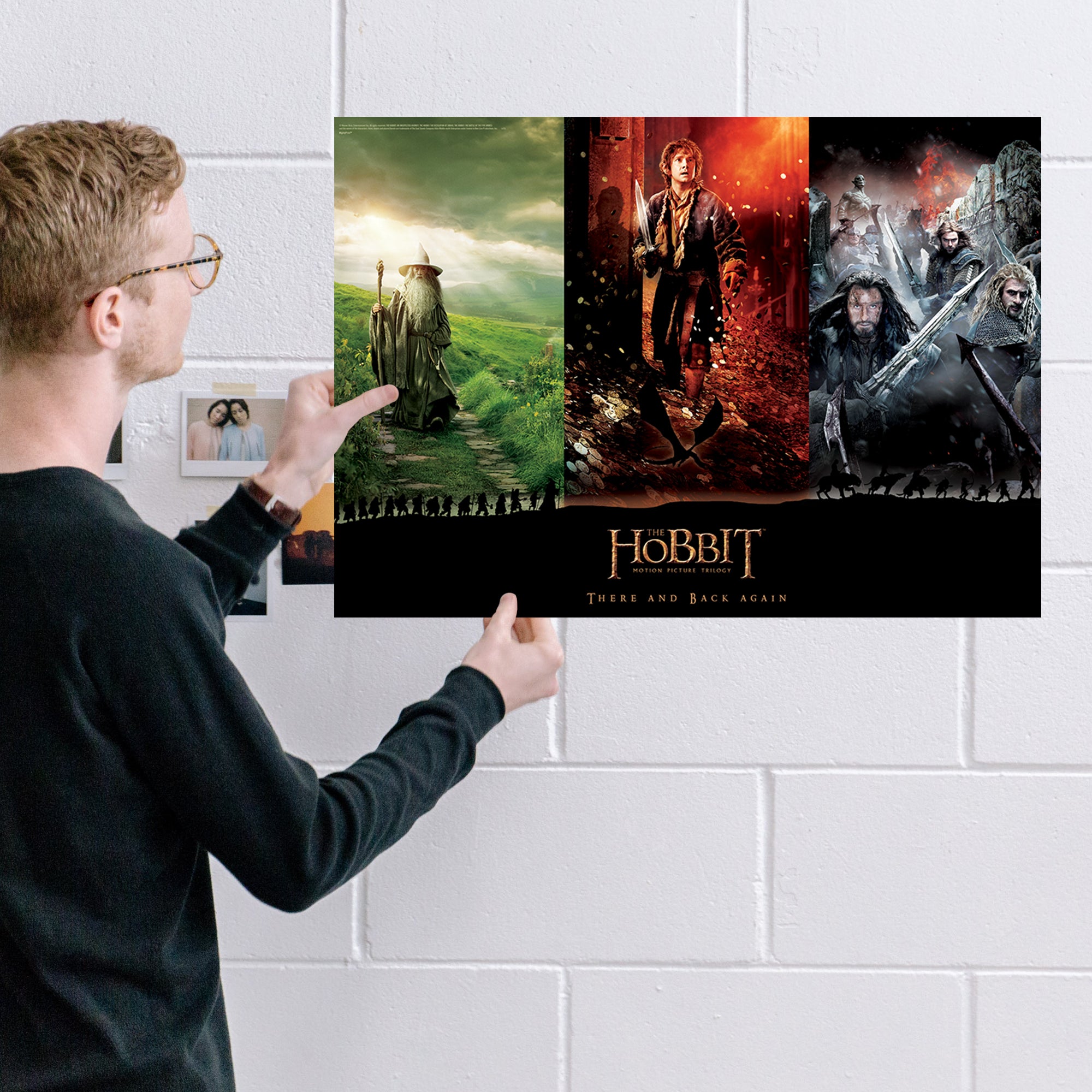 The Hobbit Trilogy (There and Back Again) MightyPrintTM Wall Art MP24170121