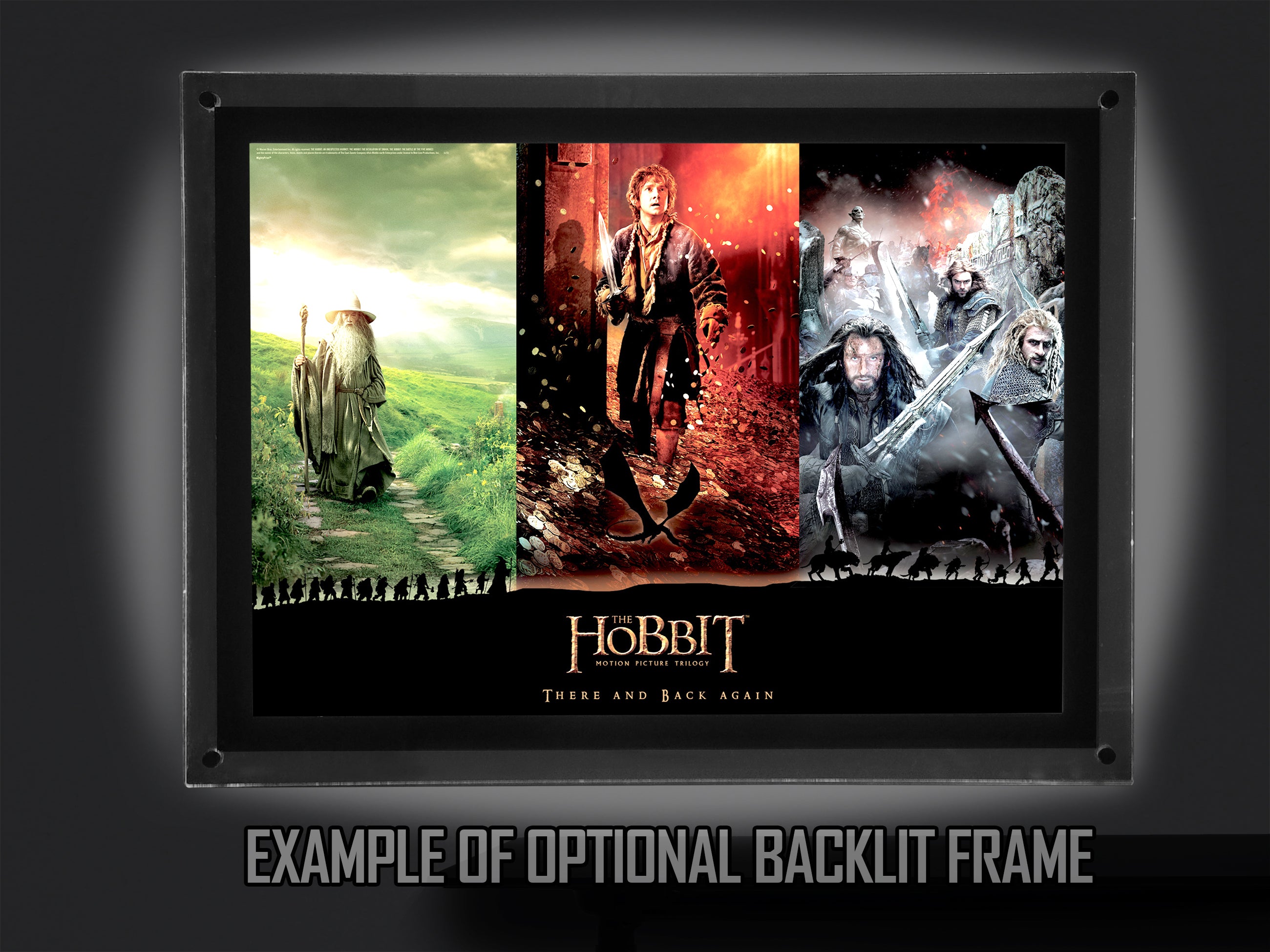 The Hobbit Trilogy (There and Back Again) MightyPrintTM Wall Art MP24170121