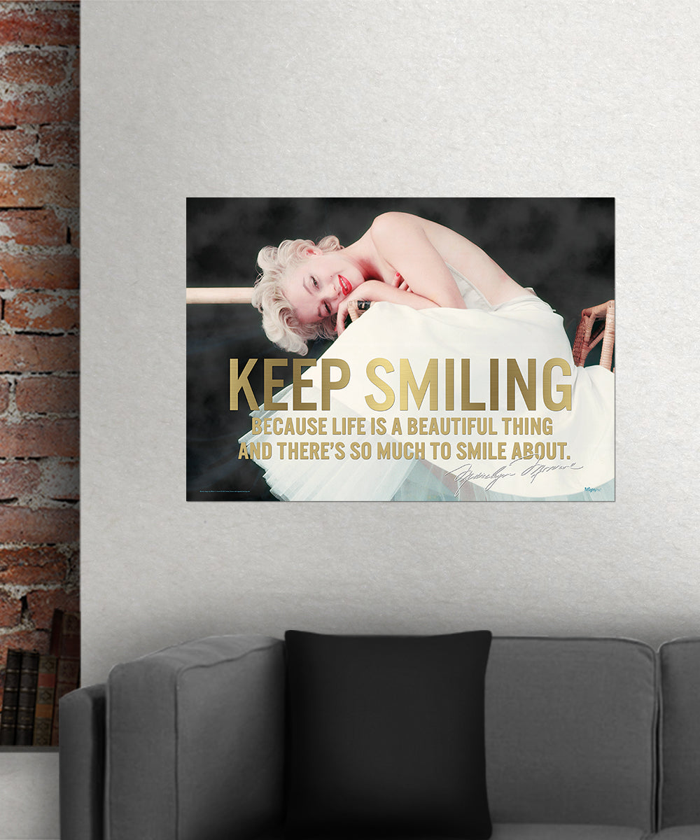 Marilyn Monroe (Keep Smiling) MightyPrint™ Wall Art MP24170153