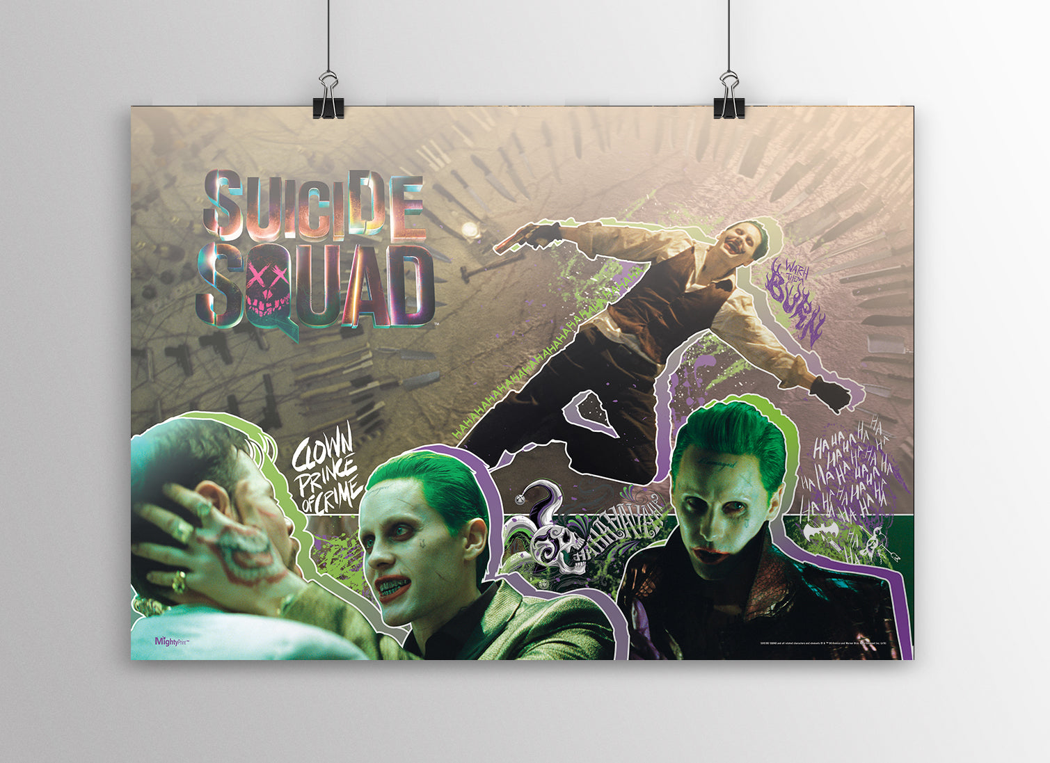 DC Comics (Suicide Squad - The Joker) MightyPrint™ Wall Art Wall Art MP24170244