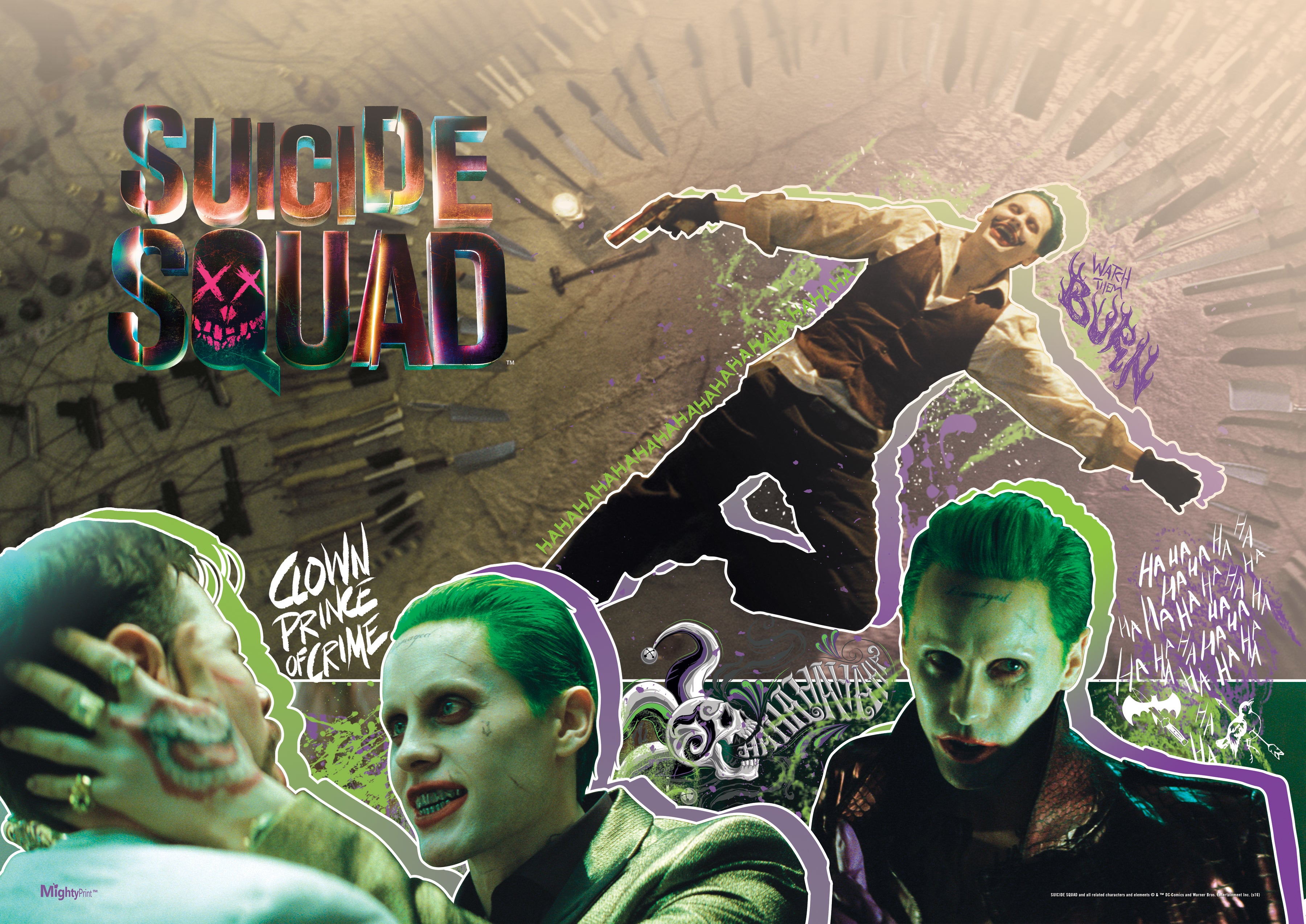 DC Comics (Suicide Squad - The Joker) MightyPrint™ Wall Art Wall Art MP24170244
