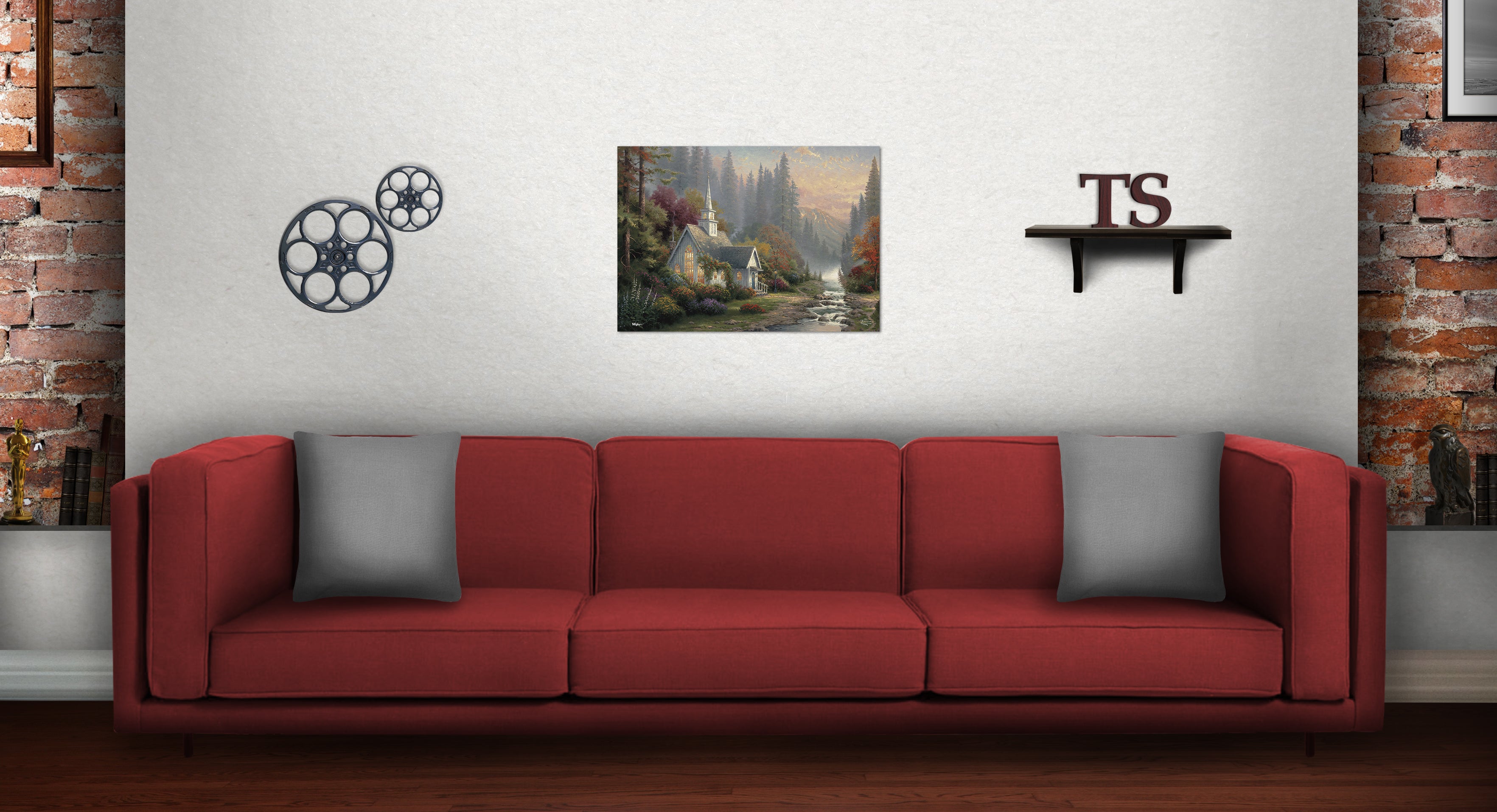 Thomas Kinkade Studios (The Forest Chapel) MightyPrint™ Wall Art MP24170321