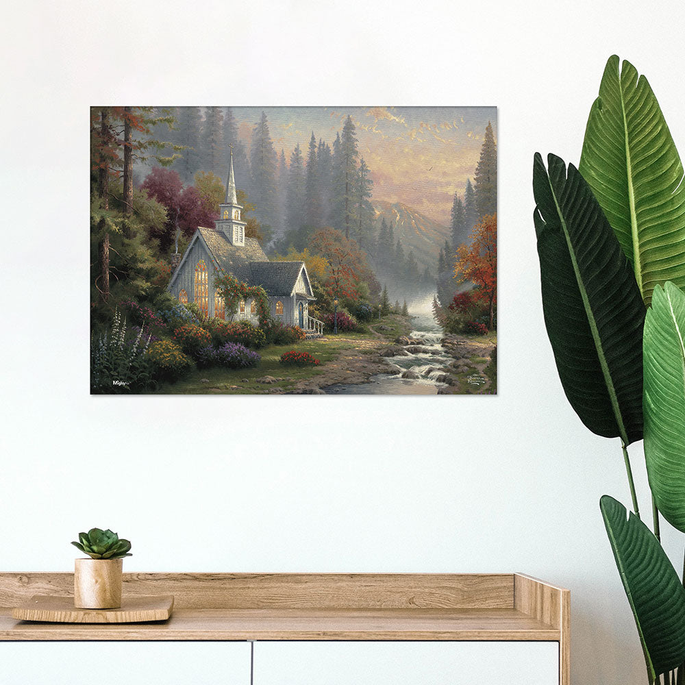 Thomas Kinkade Studios (The Forest Chapel) MightyPrint™ Wall Art MP24170321