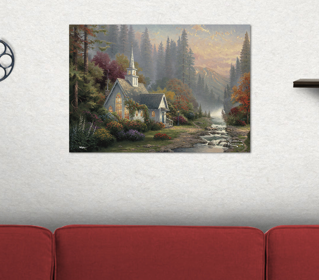 Thomas Kinkade Studios (The Forest Chapel) MightyPrint™ Wall Art MP24170321