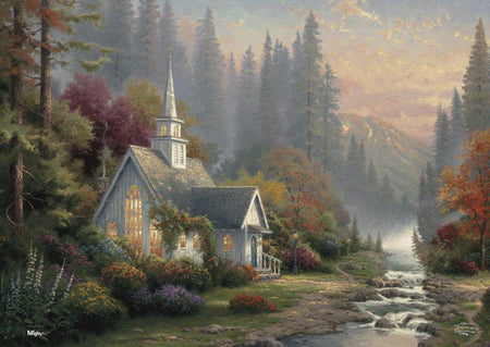 Thomas Kinkade (The Forest Chapel) MightyPrint™ Wall Art MP24170321