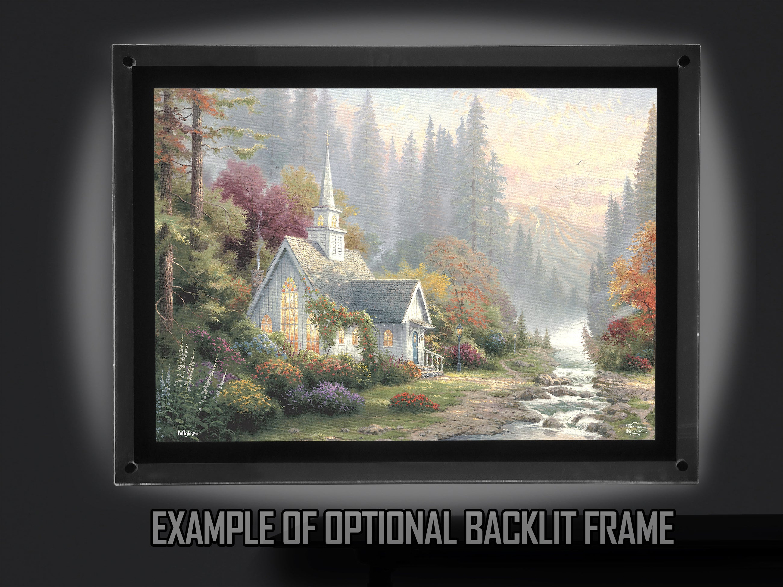 Thomas Kinkade Studios (The Forest Chapel) MightyPrint™ Wall Art MP24170321