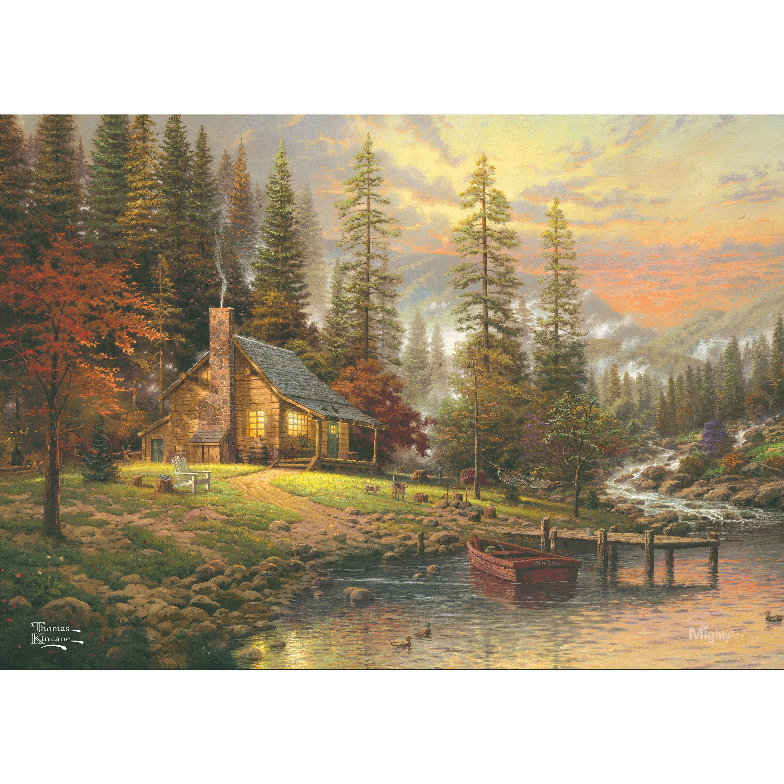 Thomas Kinkade Studios (A Peaceful Retreat) MightyPrint™ Wall Art MP24170387