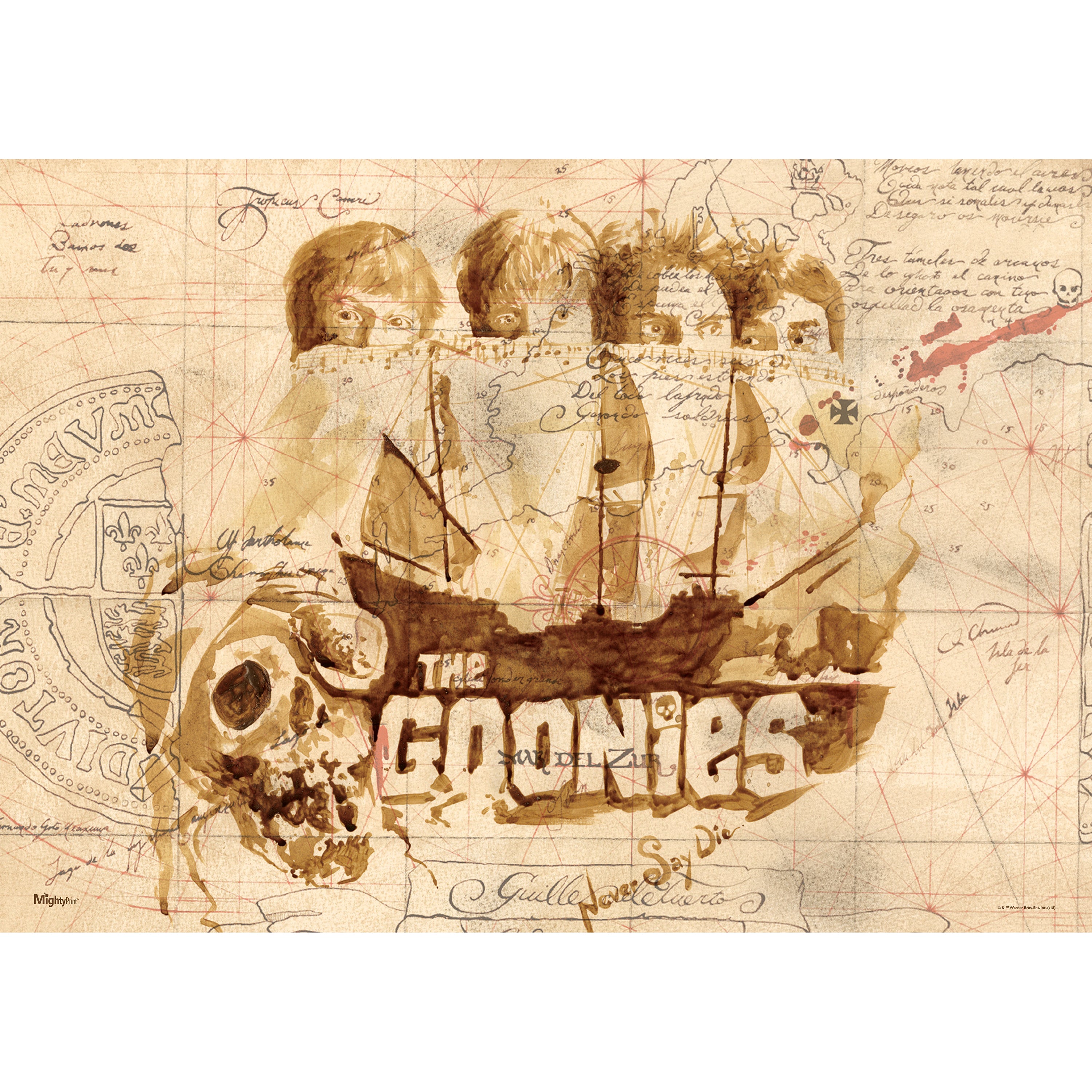 The Goonies (Treasure Map) MightyPrint™ Wall Art MP24170420