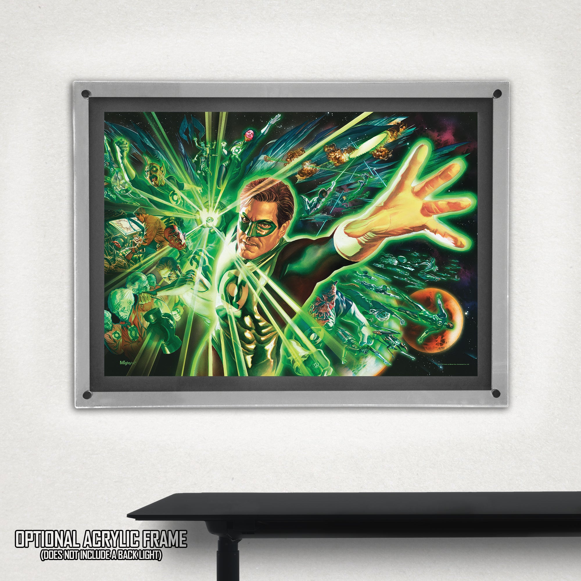 DC Comics (Green Lantern - Hal Jordans Light)  MightyPrint™ Wall Art MP24170434