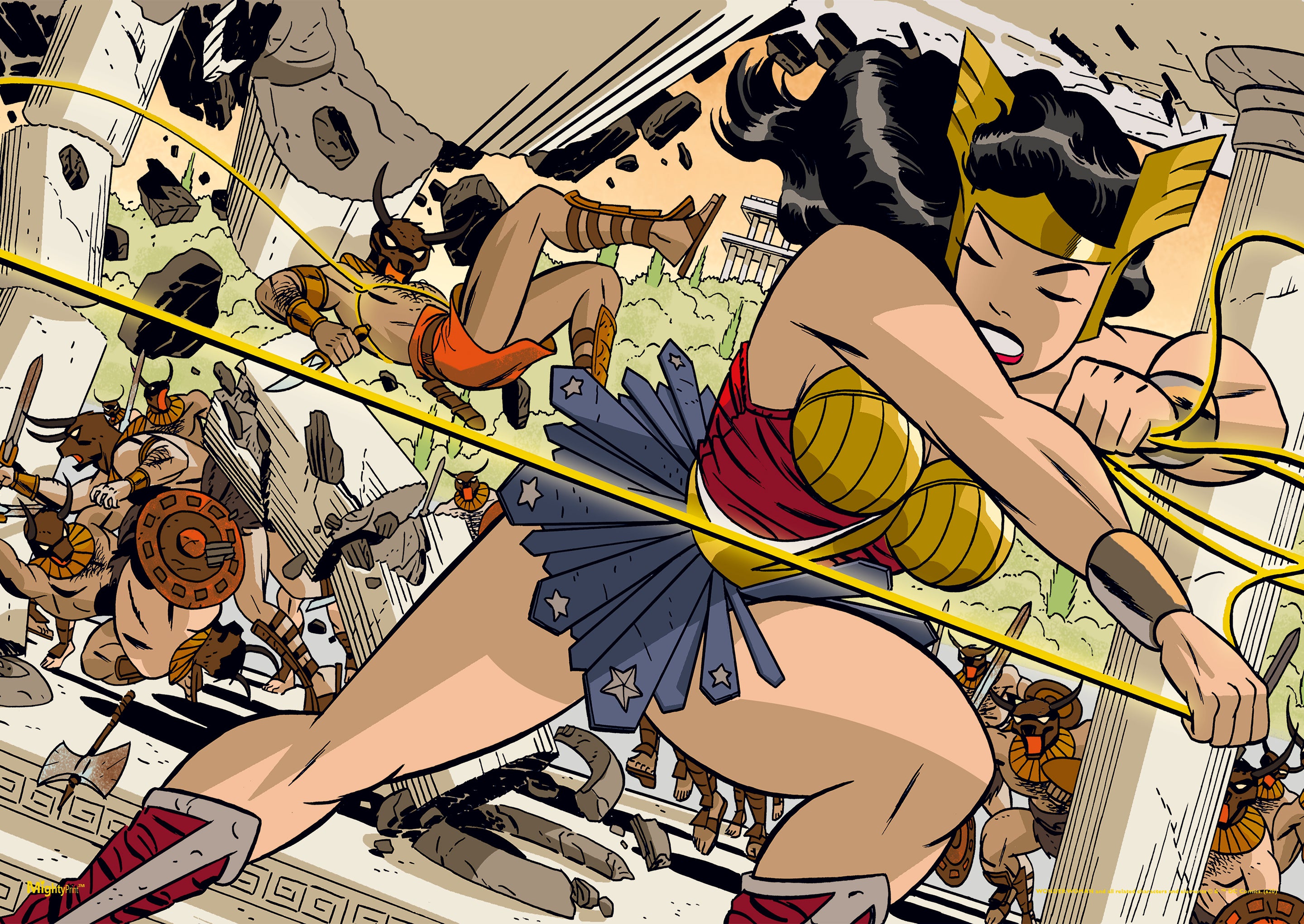 DC Comics (Wonder Woman  - Lassoed) MightyPrint™ Wall Art MP24170617