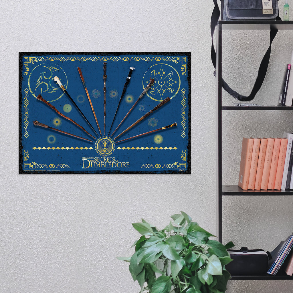 Fantastic Beasts: The Secrets of Dumbledore (Wands Fanned) MightyPrint™ Wall Art MP17240736