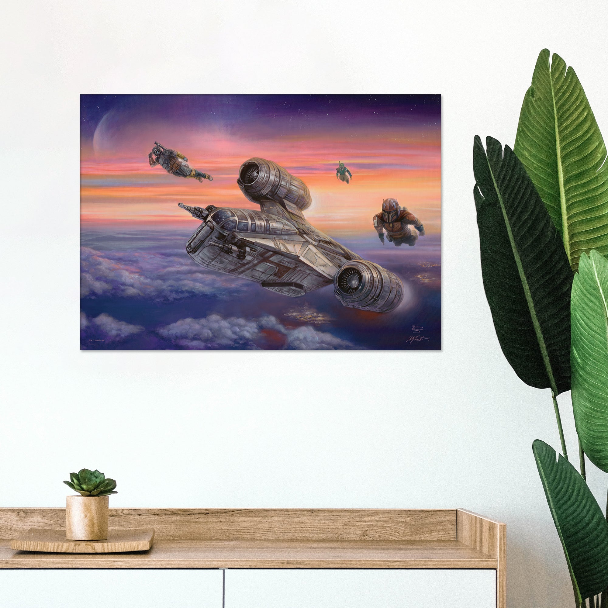 Star Wars (The Mandalorian - The Escort) MightyPrint™ Wall Art MP24170747