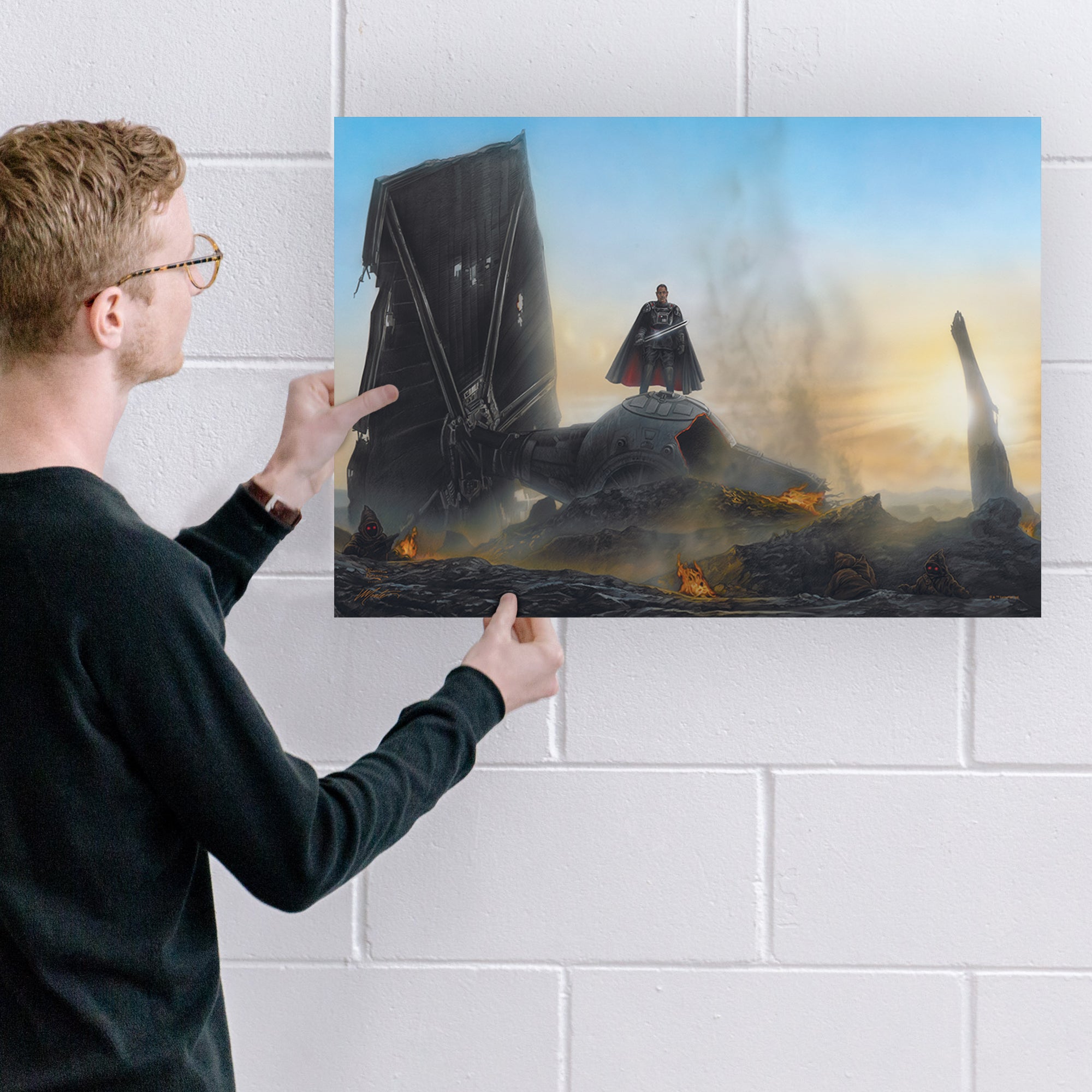 Star Wars (The Mandalorian - Undeterred) MightyPrint™ Wall Art MP24170748