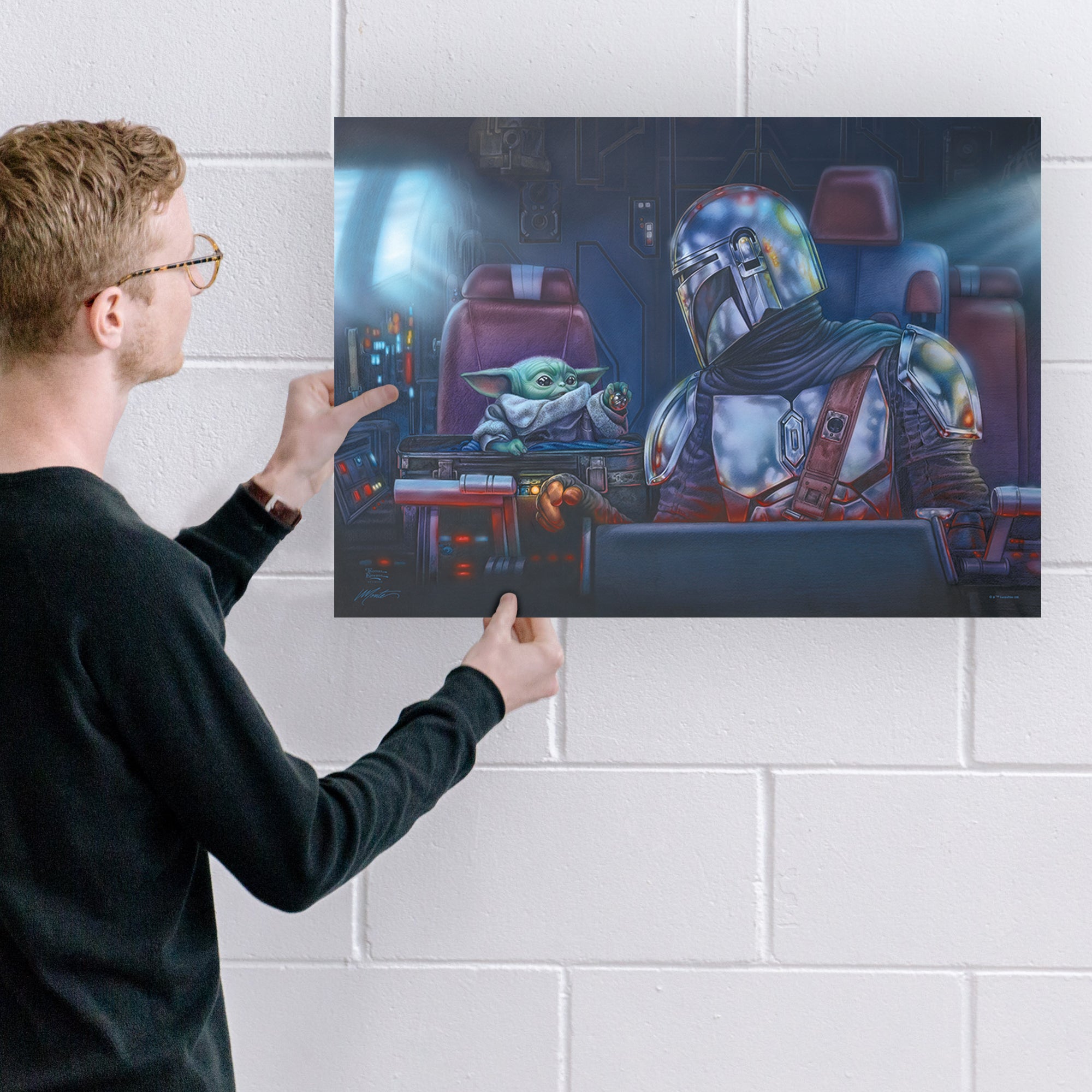 Star Wars (The Mandalorian - Two For The Road) MightyPrint™ Wall Art MP24170750