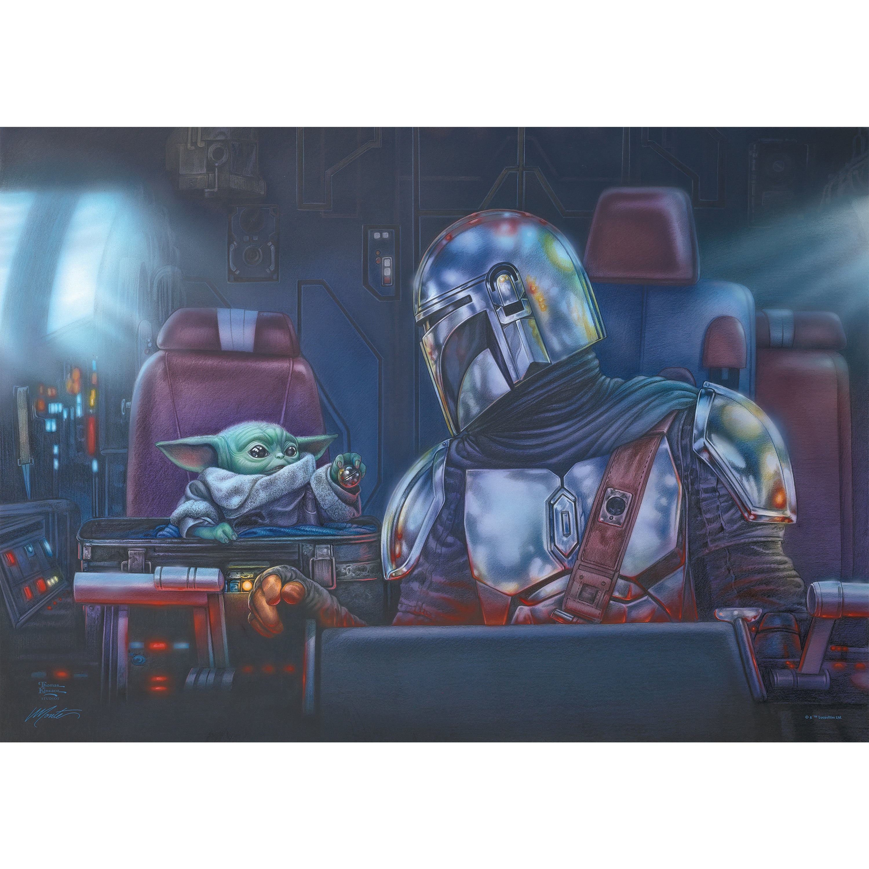 Star Wars (The Mandalorian - Two For The Road) MightyPrint™ Wall Art MP24170750