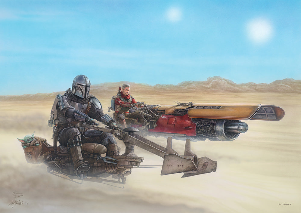 Star Wars (The Mandalorian - The Marshal) MightyPrint™ Wall Art MP24170777