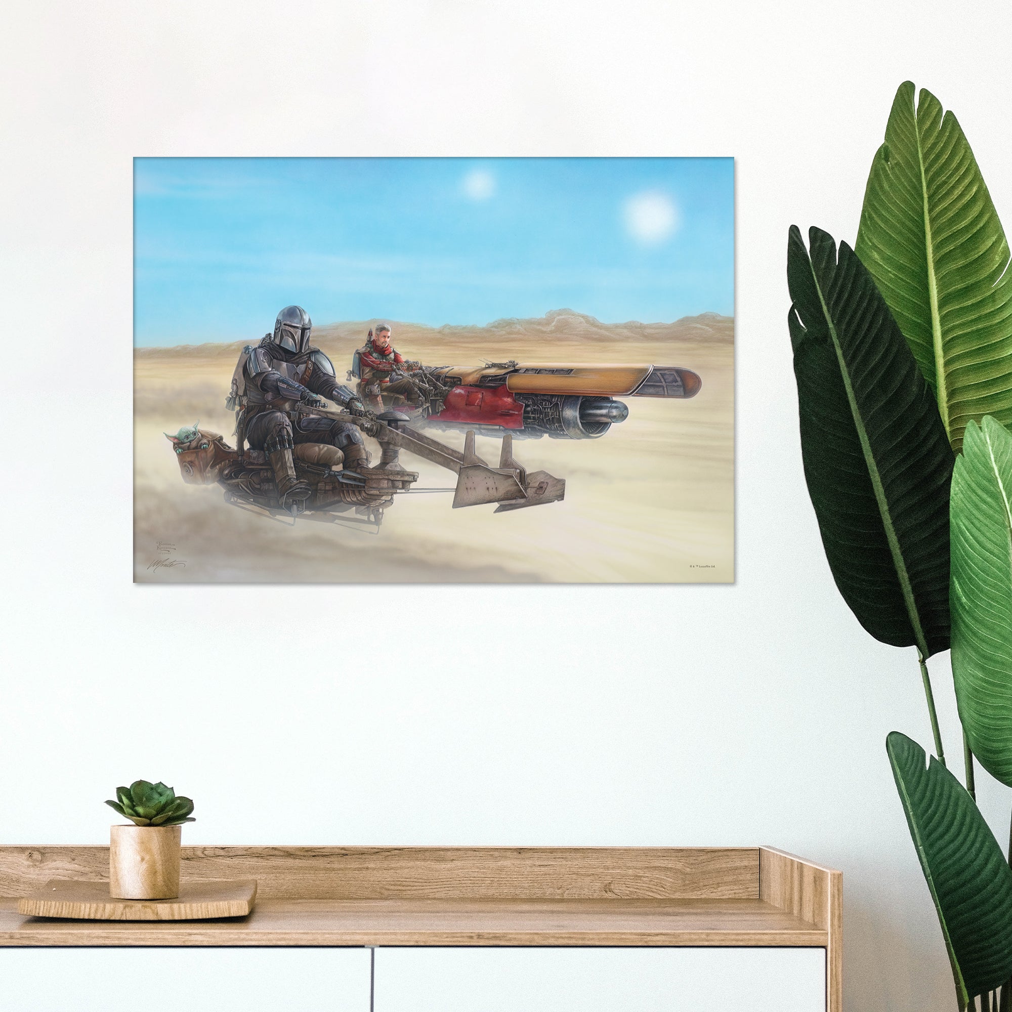 Star Wars (The Mandalorian - The Marshal) MightyPrint™ Wall Art MP24170777