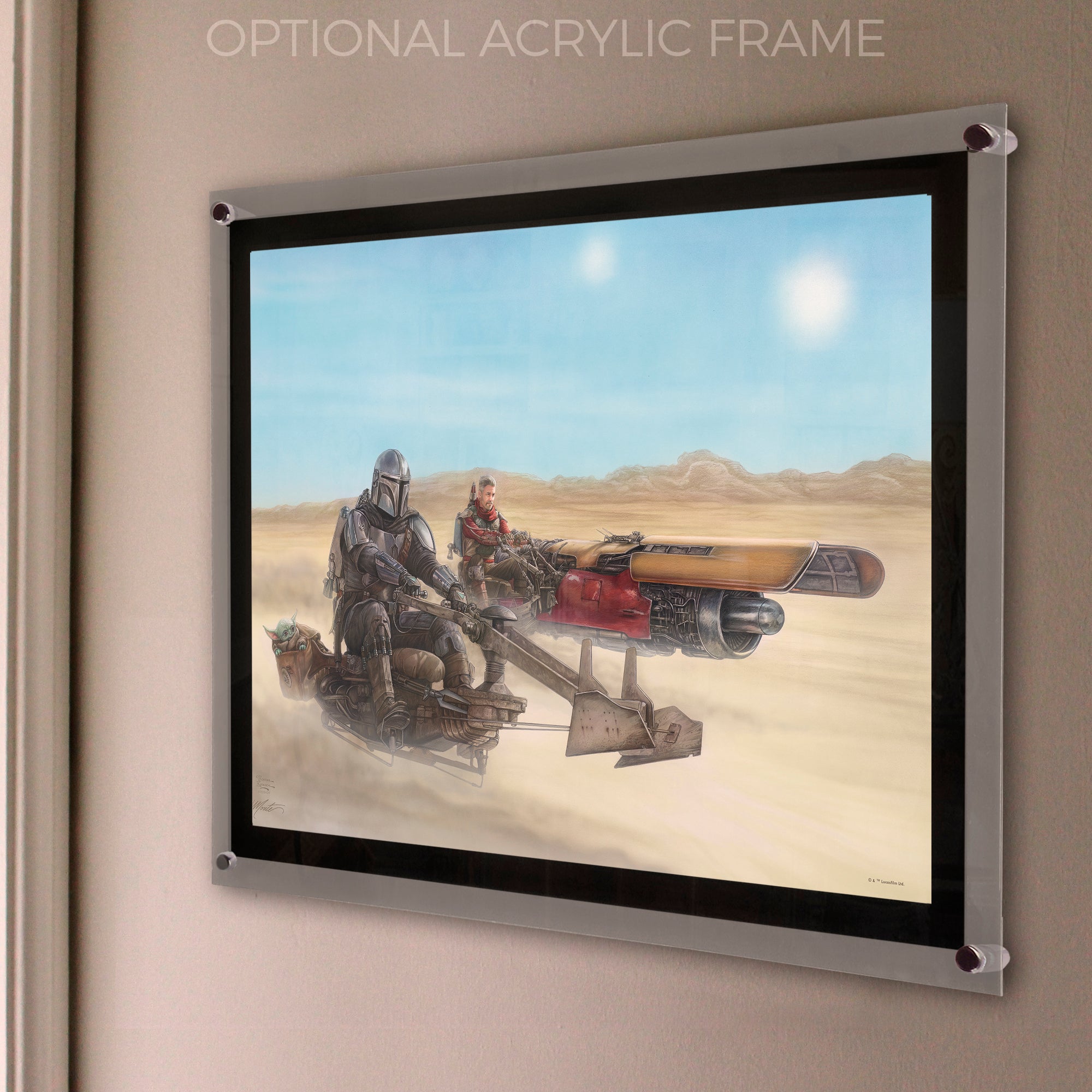 Star Wars (The Mandalorian - The Marshal) MightyPrint™ Wall Art MP24170777