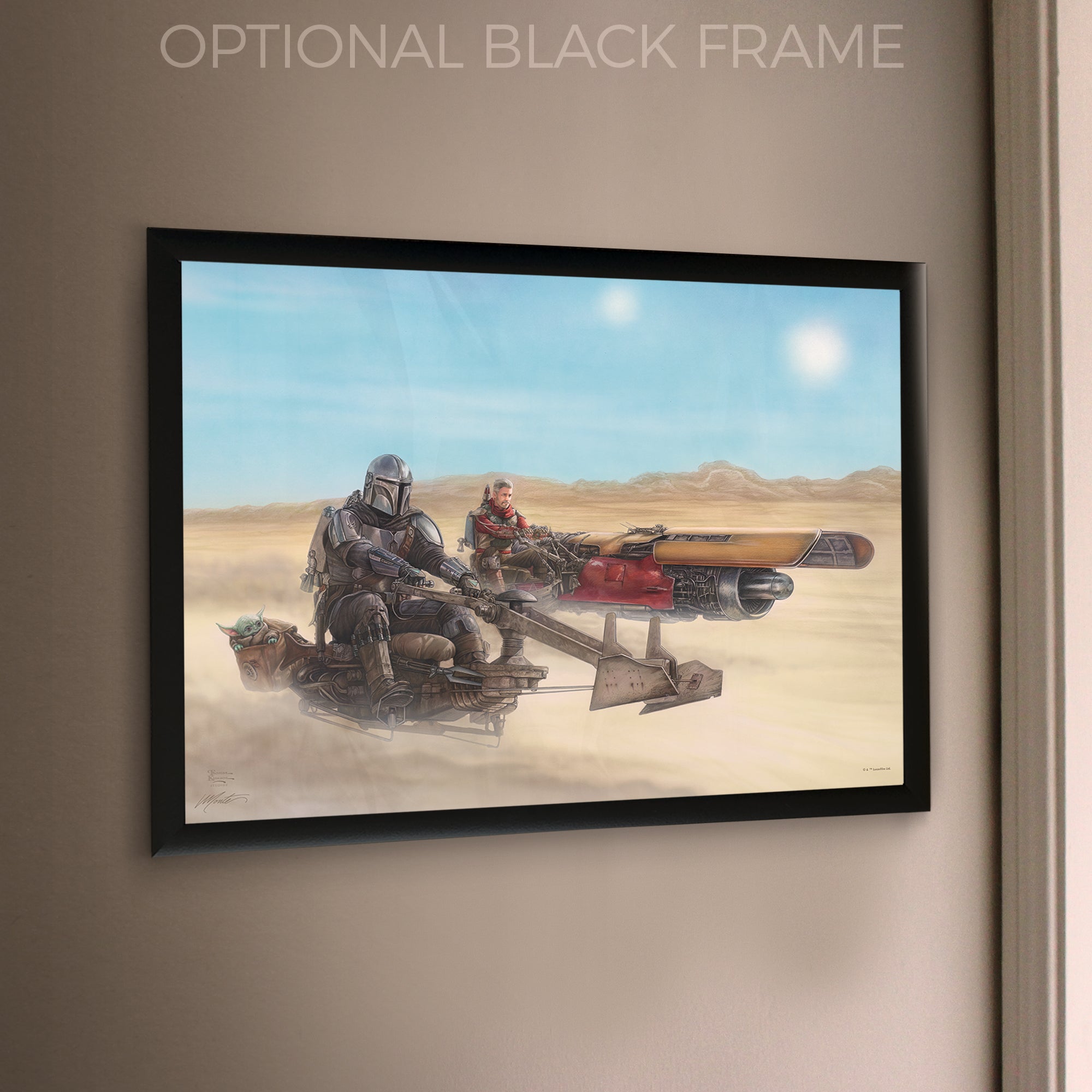 Star Wars (The Mandalorian - The Marshal) MightyPrint™ Wall Art MP24170777