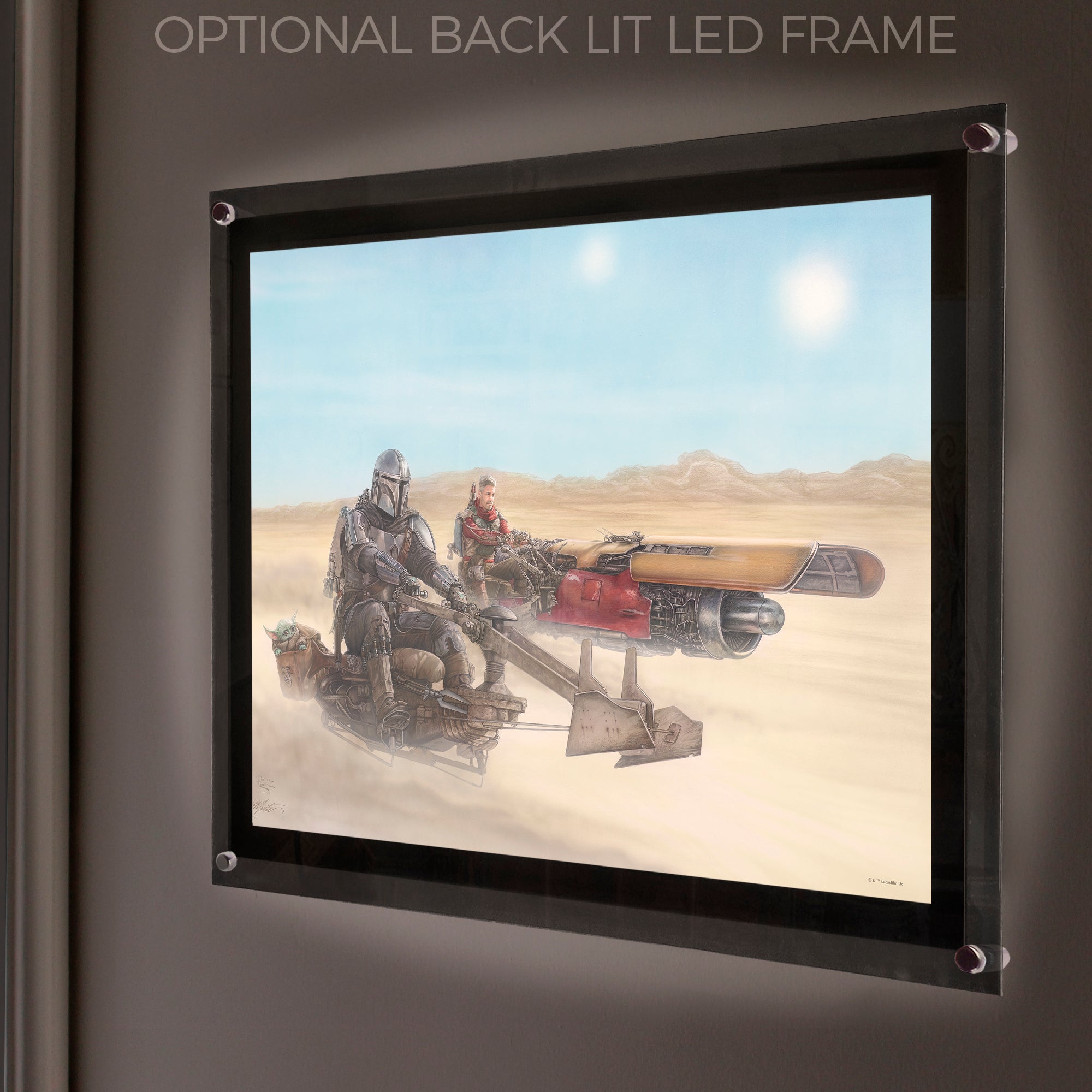 Star Wars (The Mandalorian - The Marshal) MightyPrint™ Wall Art MP24170777