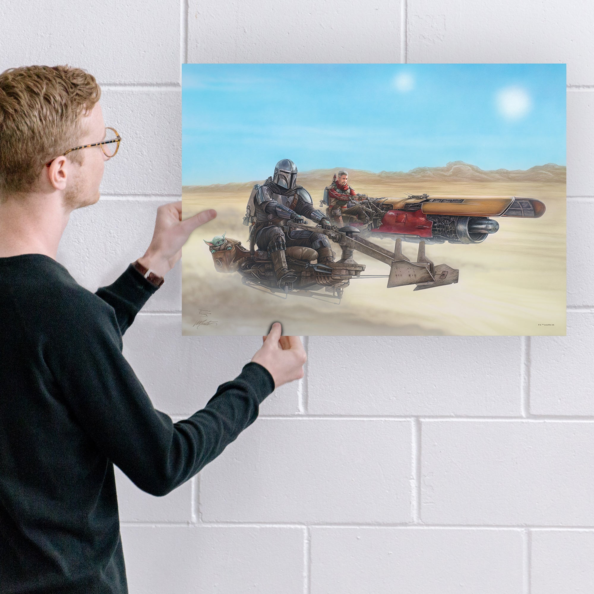 Star Wars (The Mandalorian - The Marshal) MightyPrint™ Wall Art MP24170777