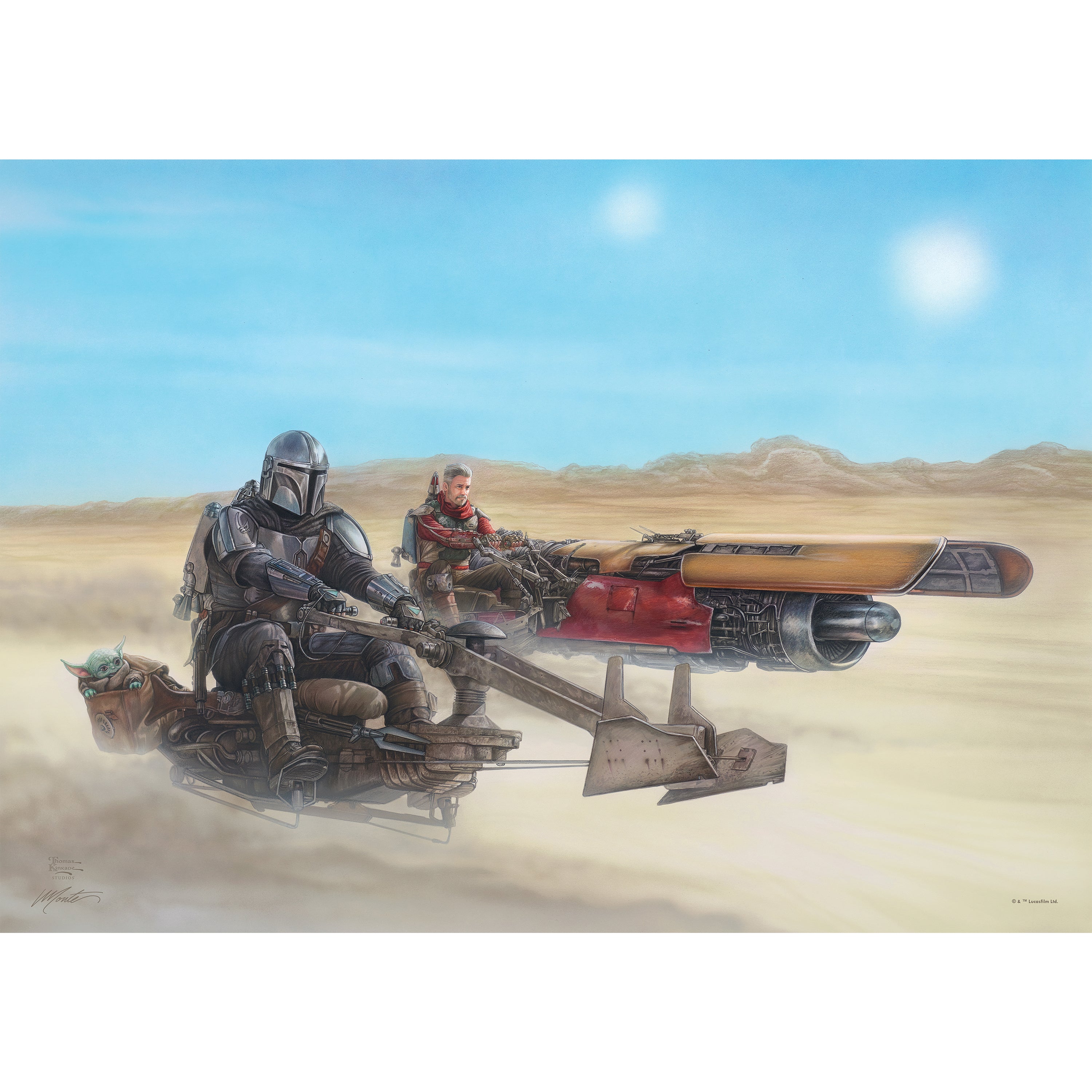 Star Wars (The Mandalorian - The Marshal) MightyPrint™ Wall Art MP24170777