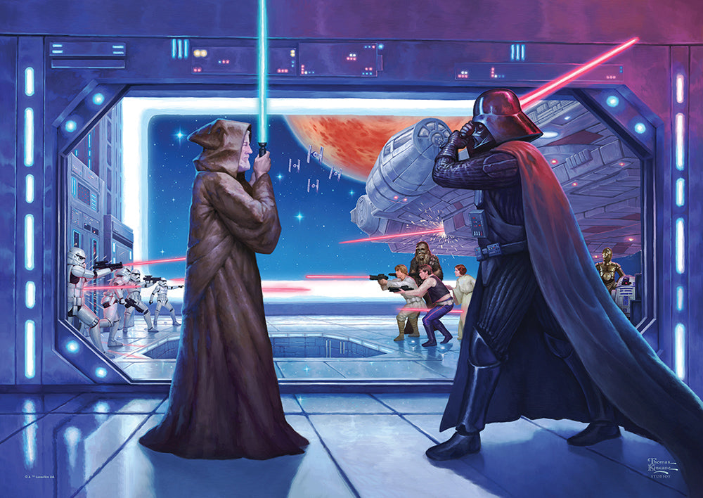 Star Wars (Obi Wans Final Battle) MightyPrint™ Wall Art MP24170780