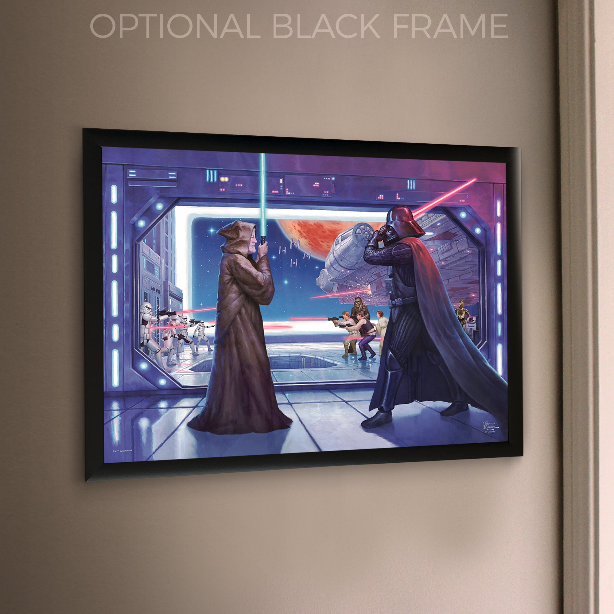Star Wars (Obi Wans Final Battle) MightyPrint™ Wall Art MP24170780
