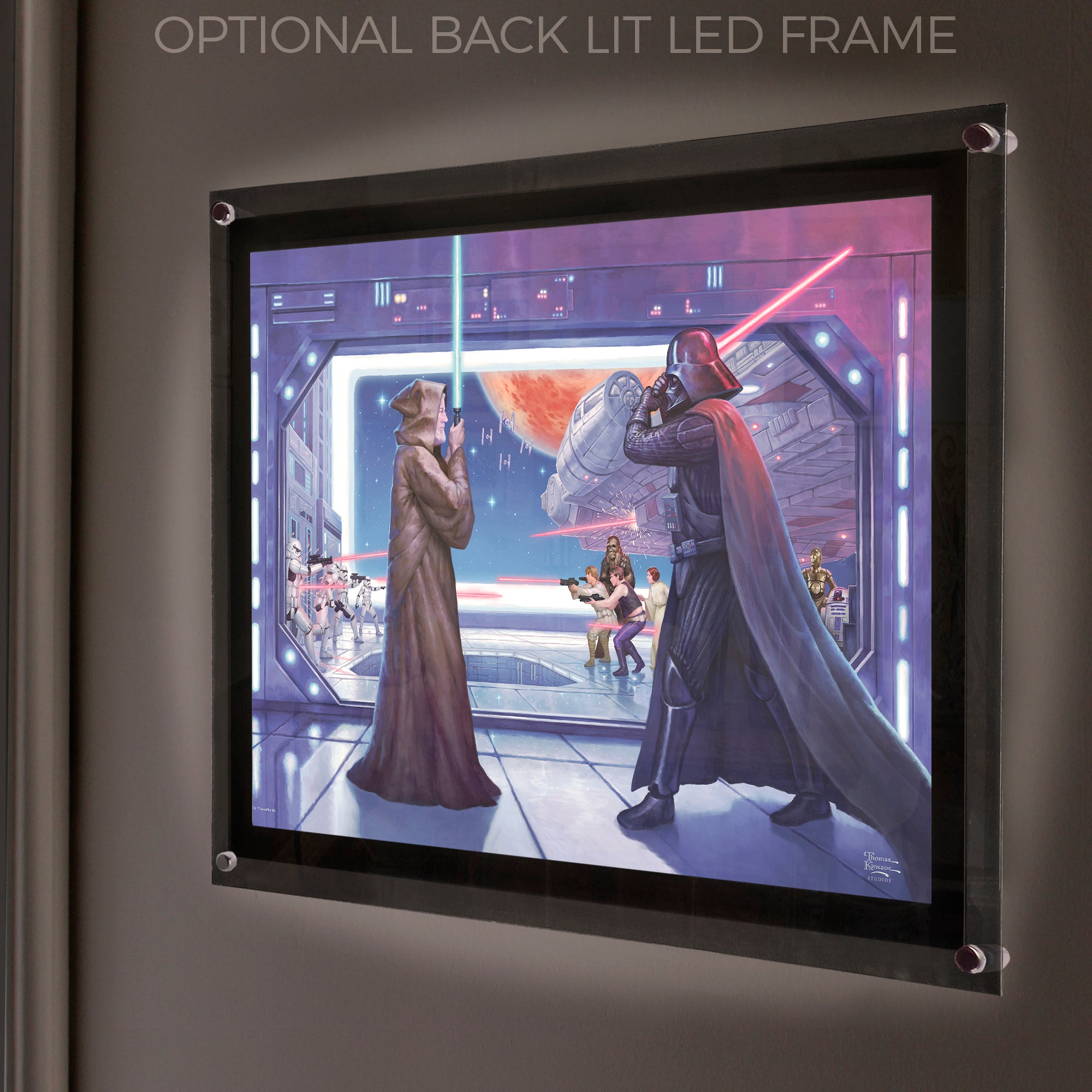 Star Wars (Obi Wans Final Battle) MightyPrint™ Wall Art MP24170780