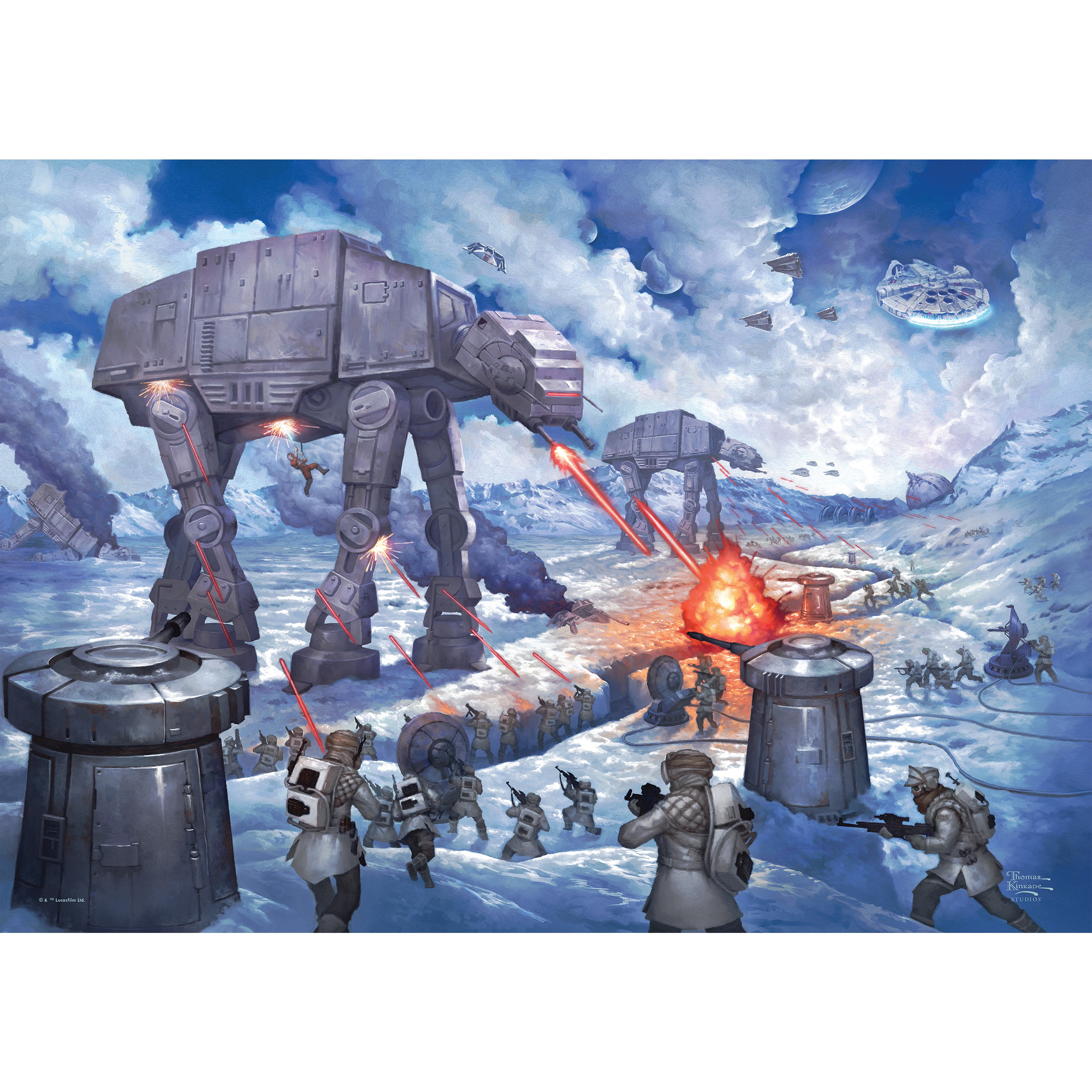 Star Wars (The Battle of Hoth) MightyPrint™ Wall Art MP24170781