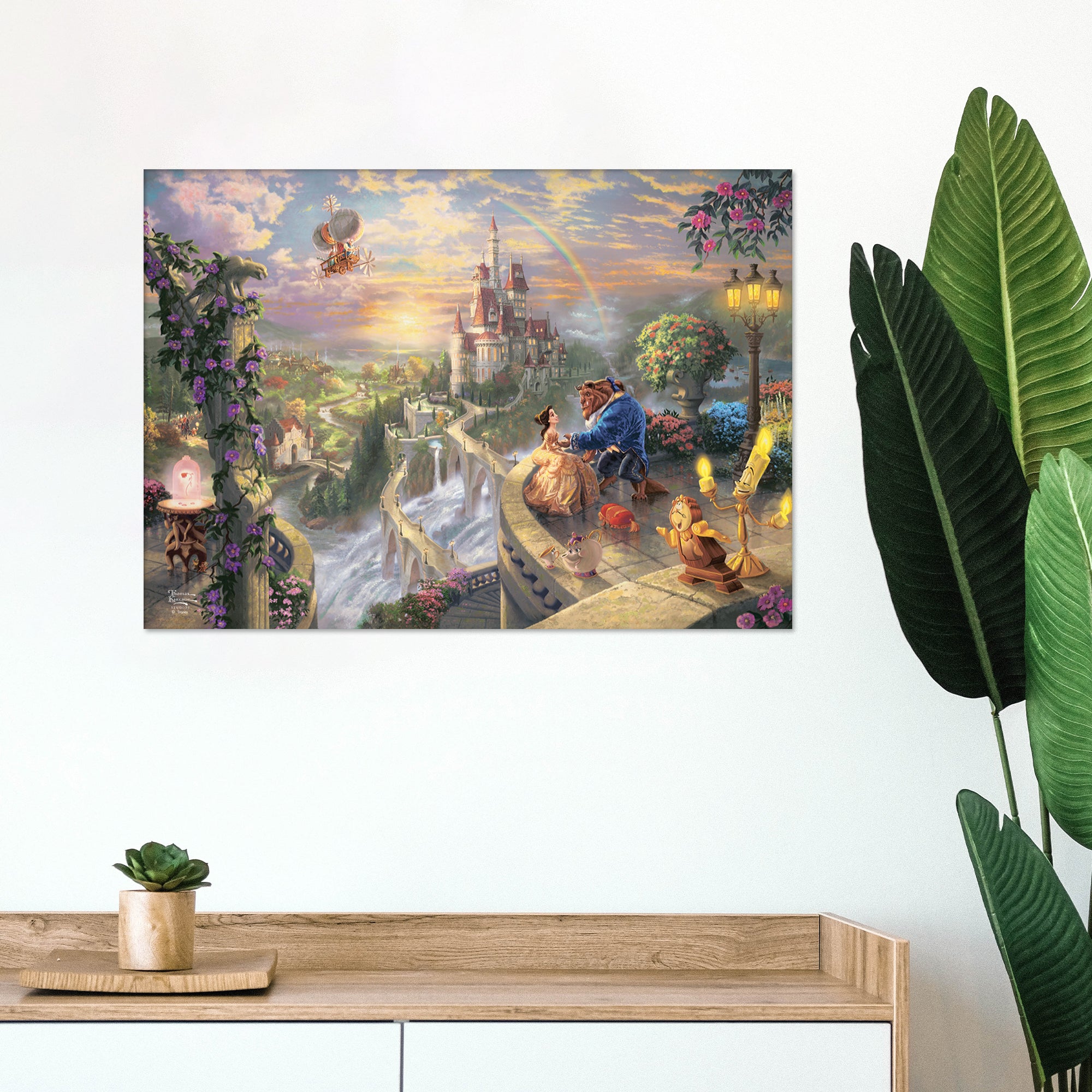 Disney (Beauty and the Beast Falling in Love) MightyPrint™ Wall Art MP24170782