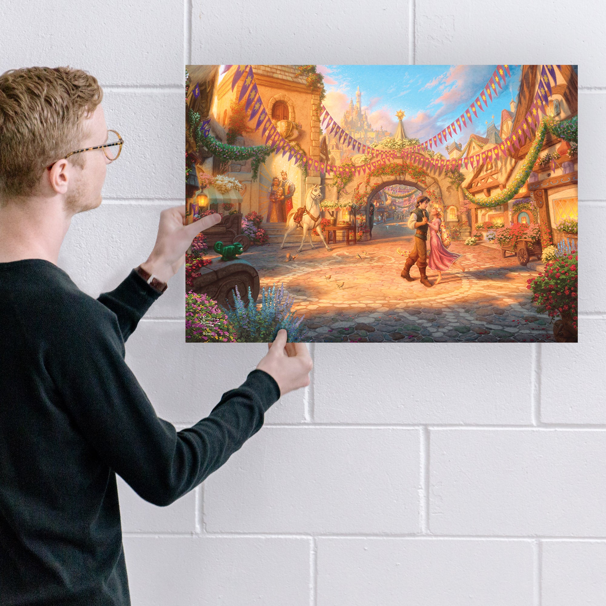 Disney (Rapunzel Dancing in the Sunlit Courtyard ) MightyPrint™ Wall Art MP24170808