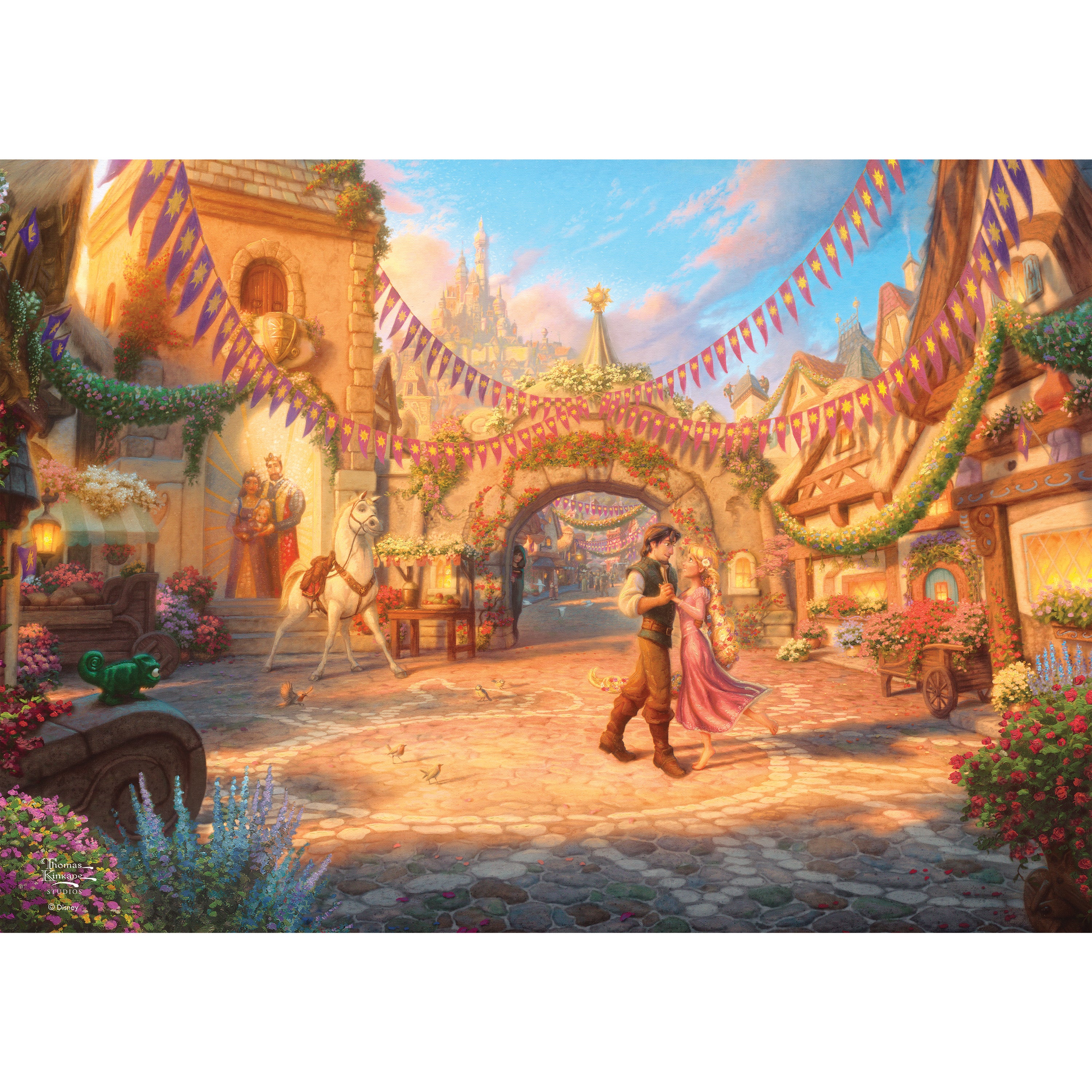 Disney (Rapunzel Dancing in the Sunlit Courtyard ) MightyPrint™ Wall Art MP24170808