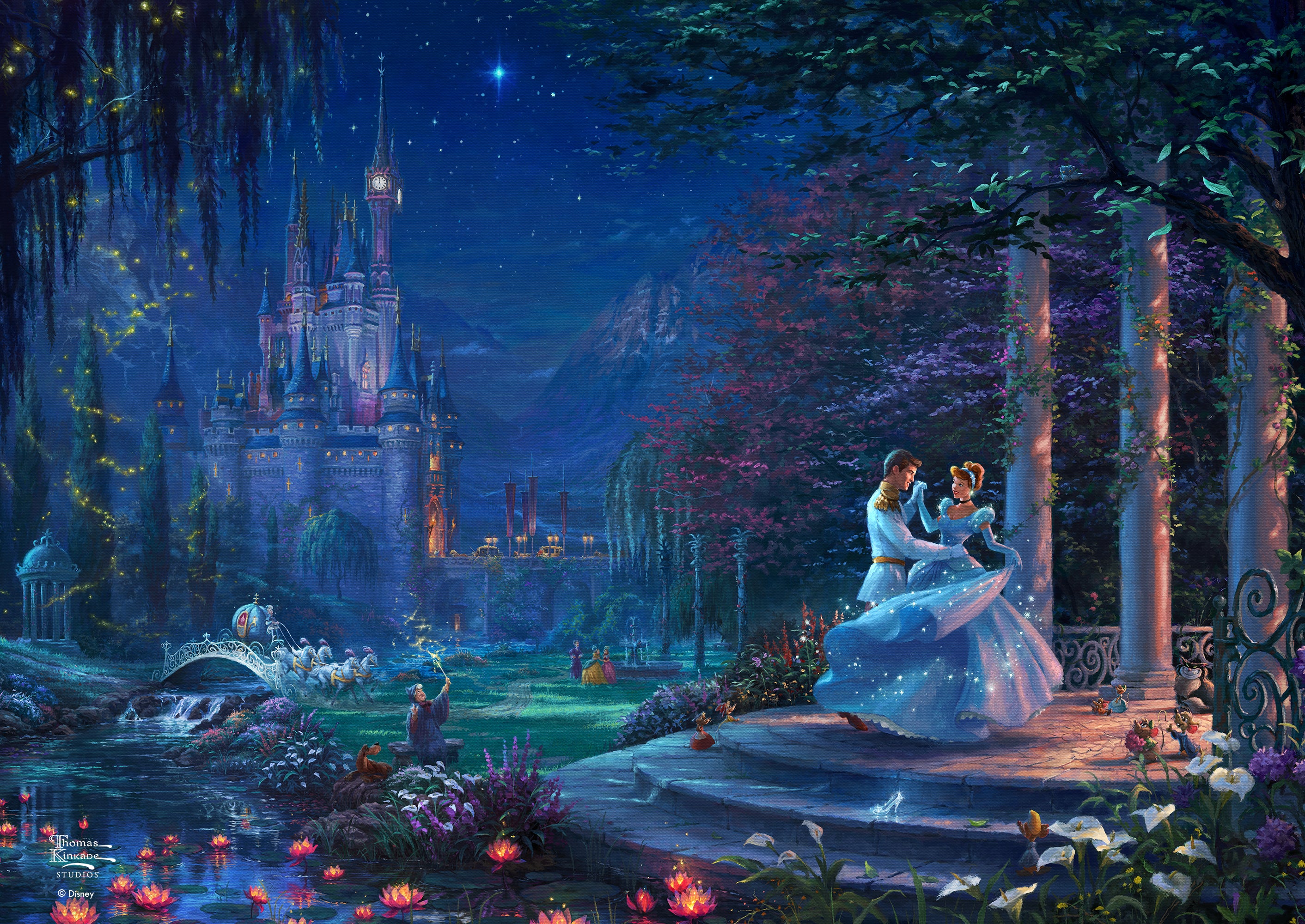 Disney (Cinderella Dancing in the Starlight) MightyPrint™ Wall Art MP24170813