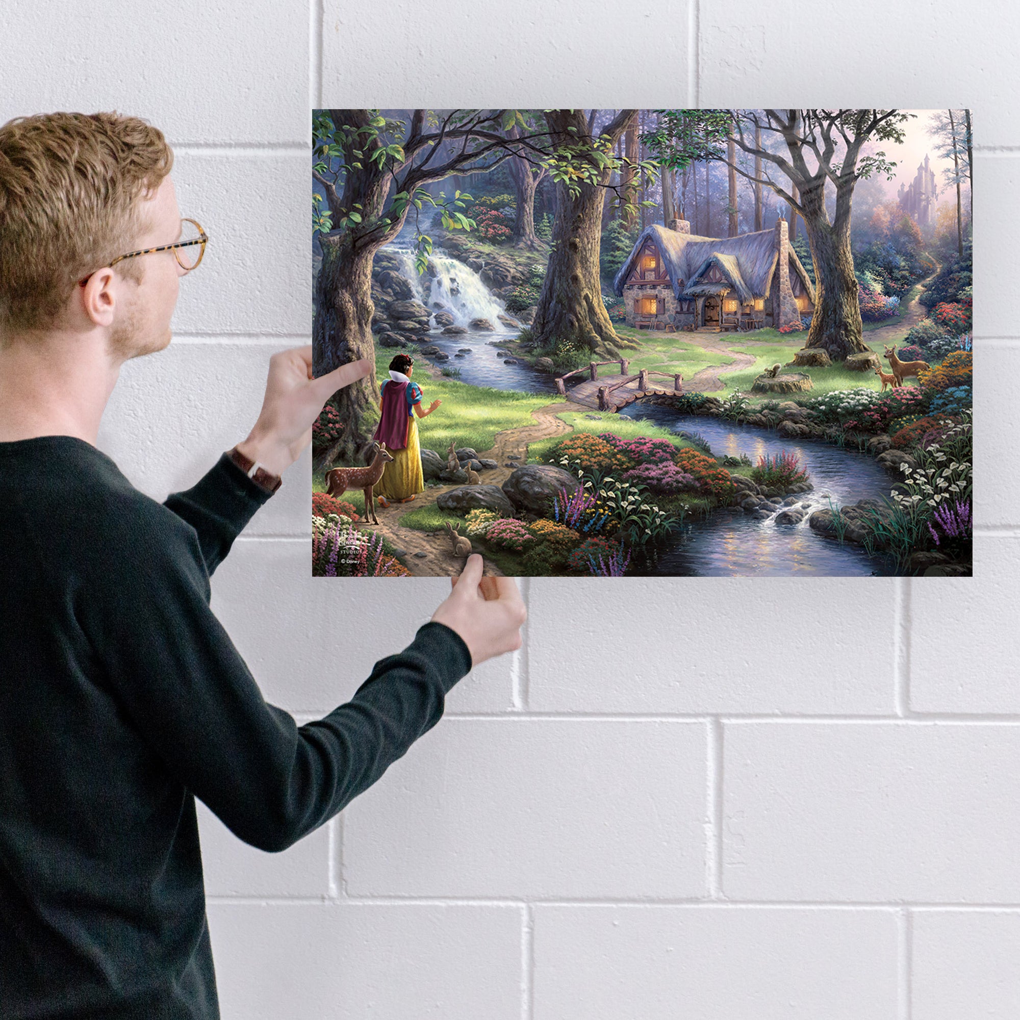 Disney (Snow White Discovers the Cottage) MightyPrint™ Wall Art MP24170815