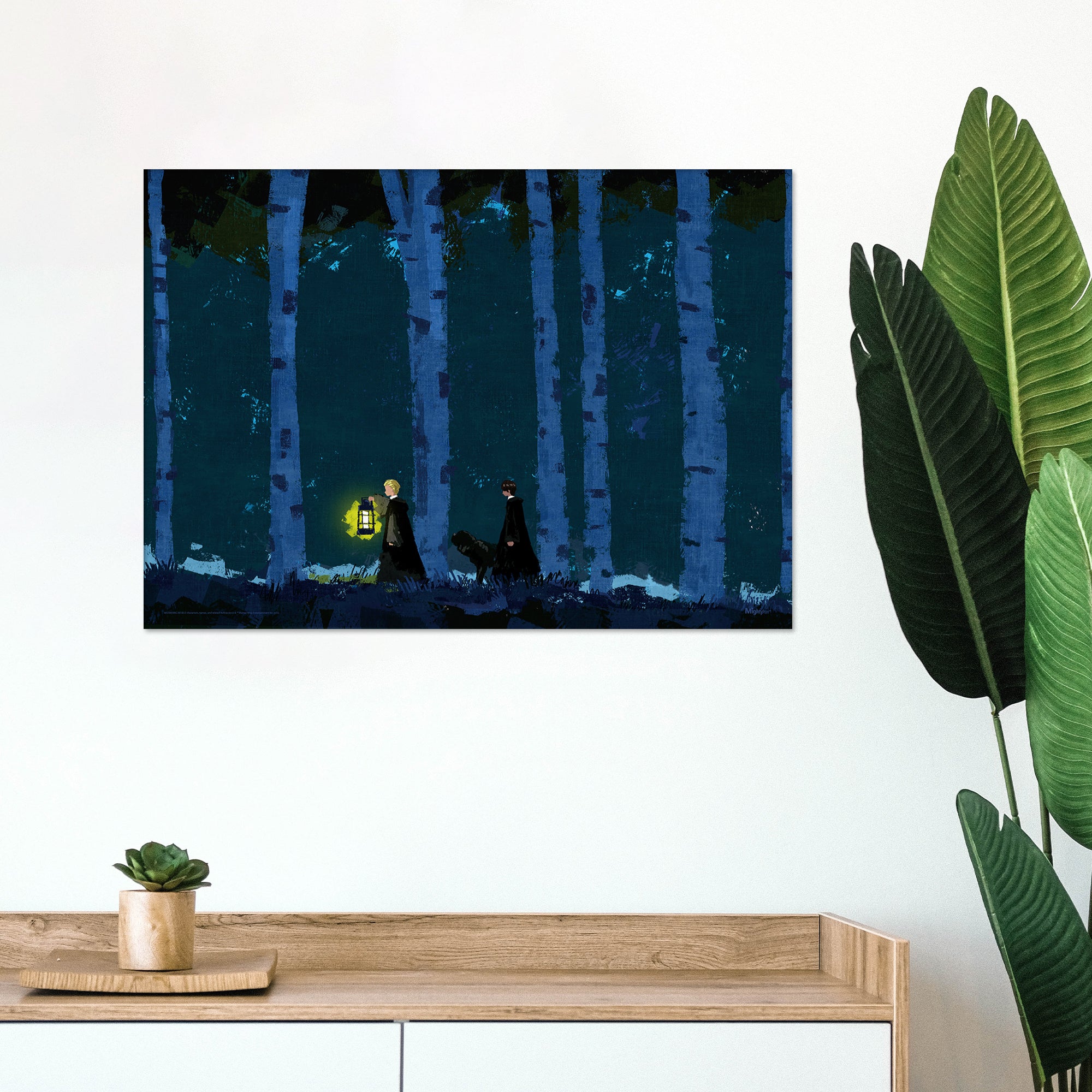 Harry Potter (Dark Forest with Harry and Malfoy) MightyPrint™ Wall Art MP24170893