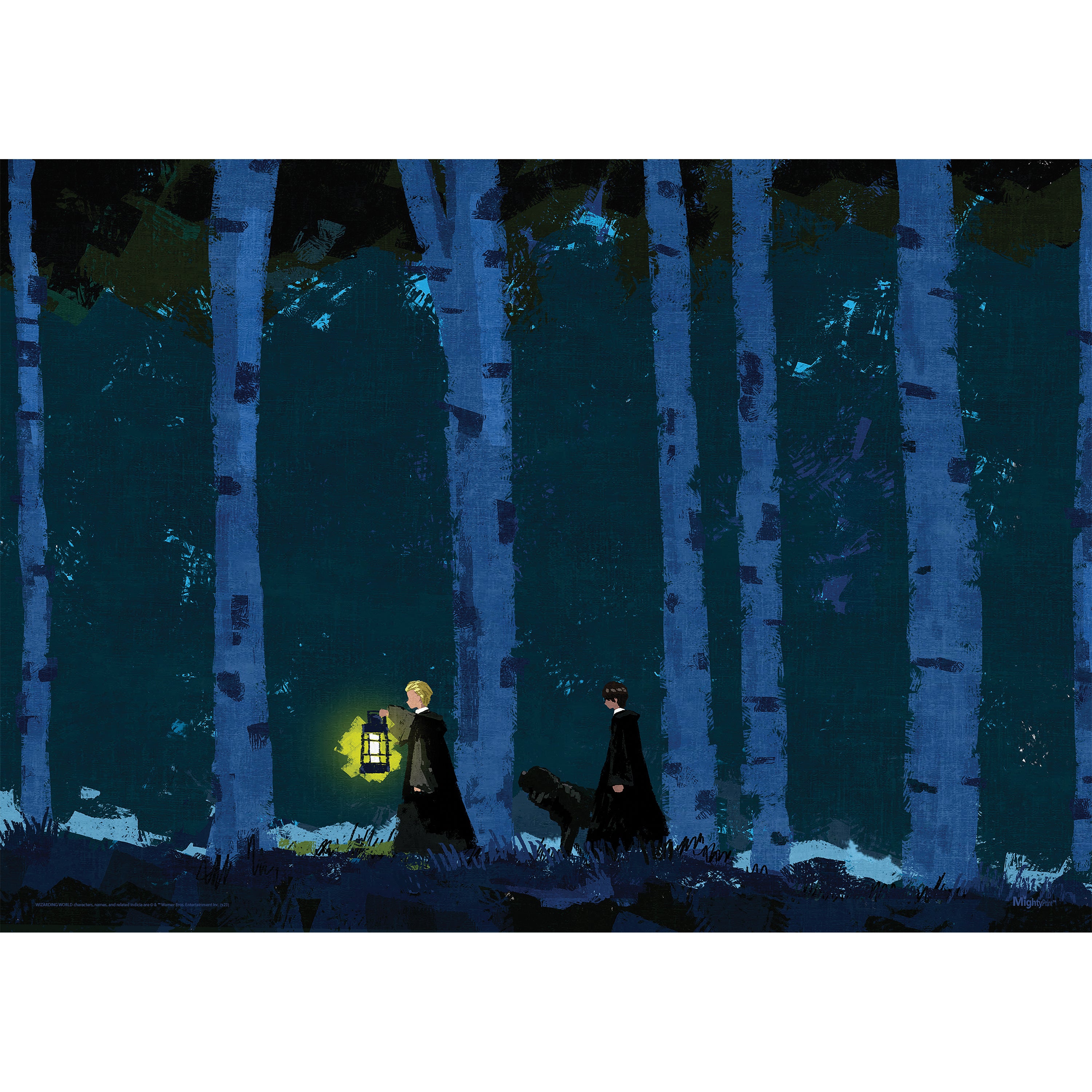 Harry Potter (Dark Forest with Harry and Malfoy) MightyPrint™ Wall Art MP24170893
