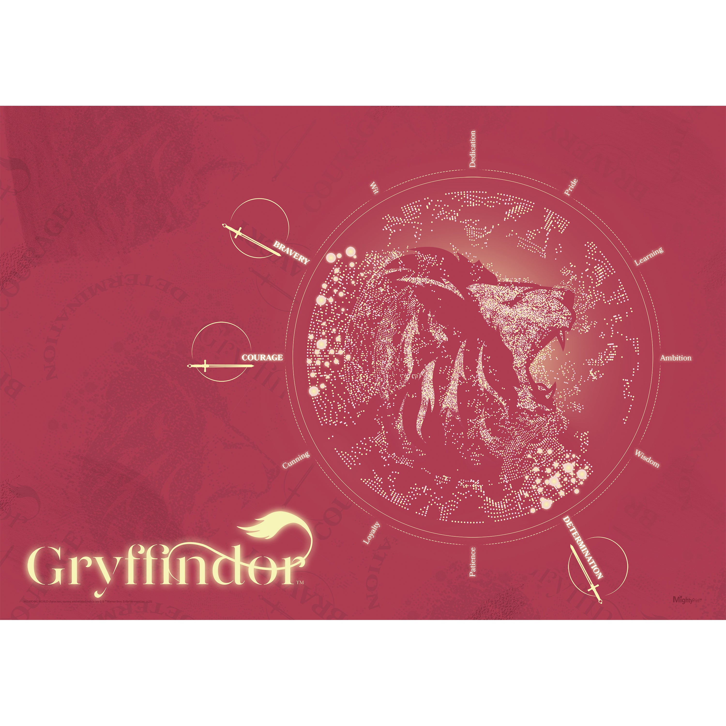 Harry Potter (Measure Your Magic - Gryffindor) MightyPrint™ Wall Art MP24170906