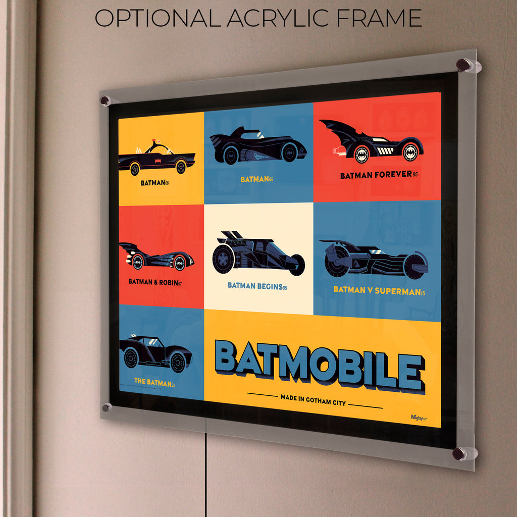 Batman 85th Anniversary (Batmobile Through Time) MightyPrint™ Wall Art MP24170972