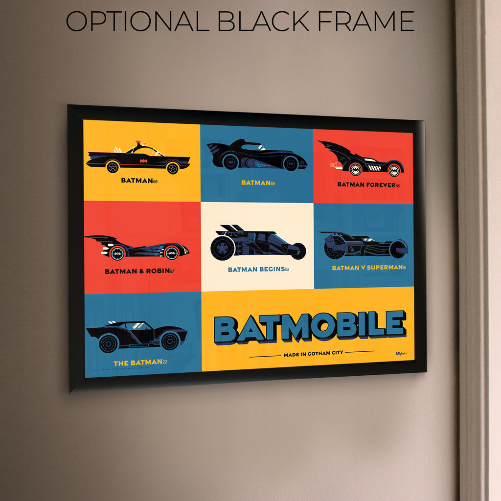 Batman 85th Anniversary (Batmobile Through Time) MightyPrint™ Wall Art MP24170972