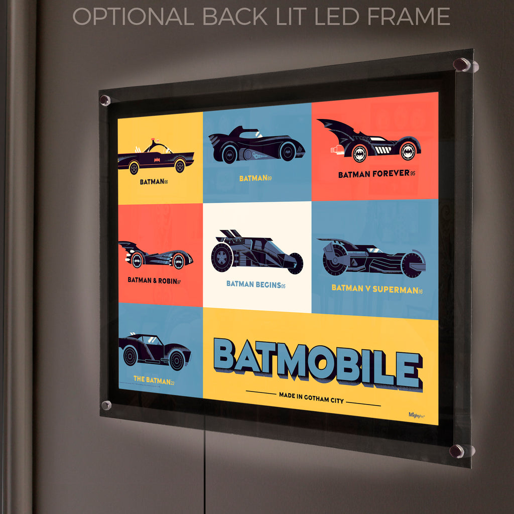 Batman 85th Anniversary (Batmobile Through Time) MightyPrint™ Wall Art MP24170972