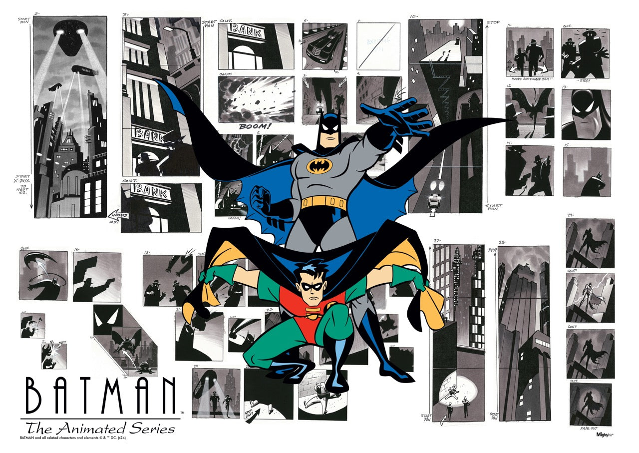 Batman 85th Anniversary (Batman The Animated Series - Storyboard) MightyPrint™ Wall Art MP24170974