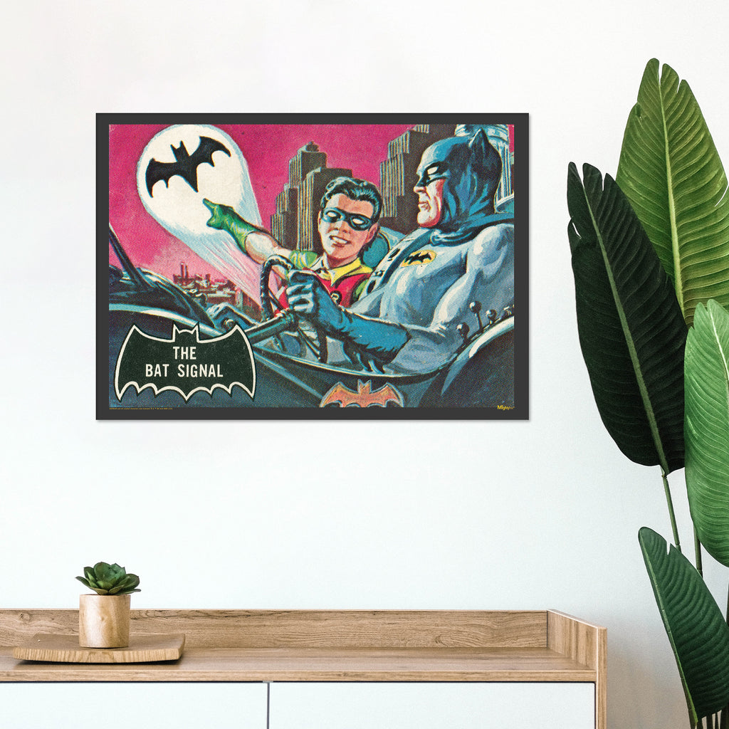 Batman 85th Anniversary (Batman 1966 Classic TV Series Bat Signal) MightyPrint™ Wall Art MP24170983