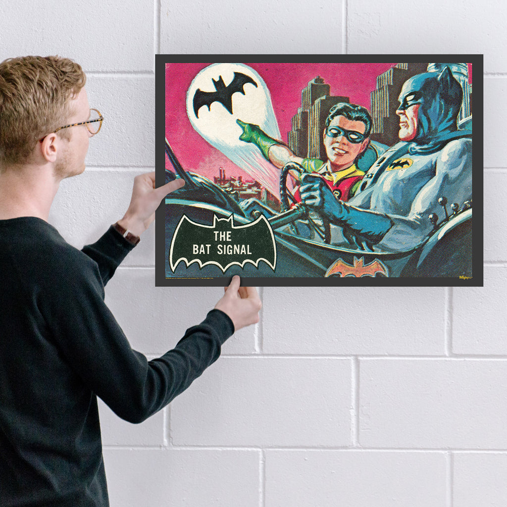 Batman 85th Anniversary (Batman 1966 Classic TV Series Bat Signal) MightyPrint™ Wall Art MP24170983